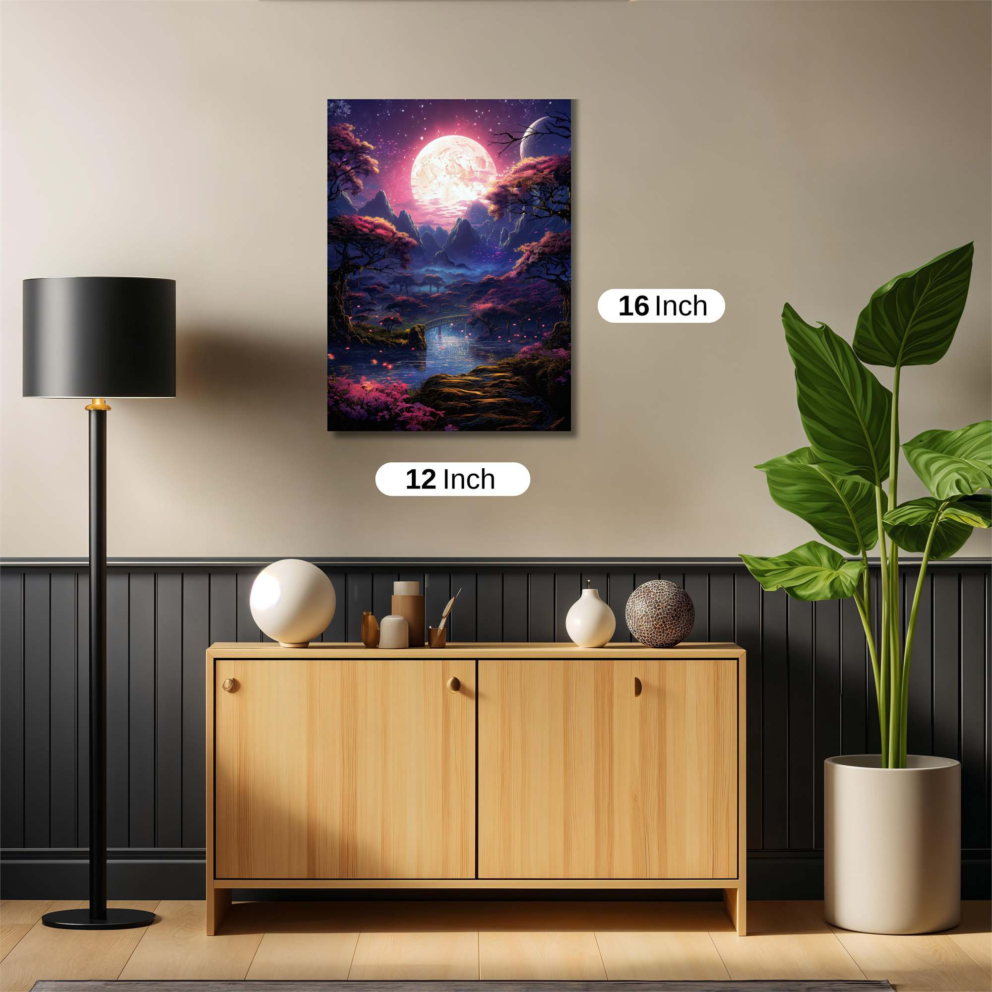 Moonlit Whimsy Safe Wall Magnetic / M