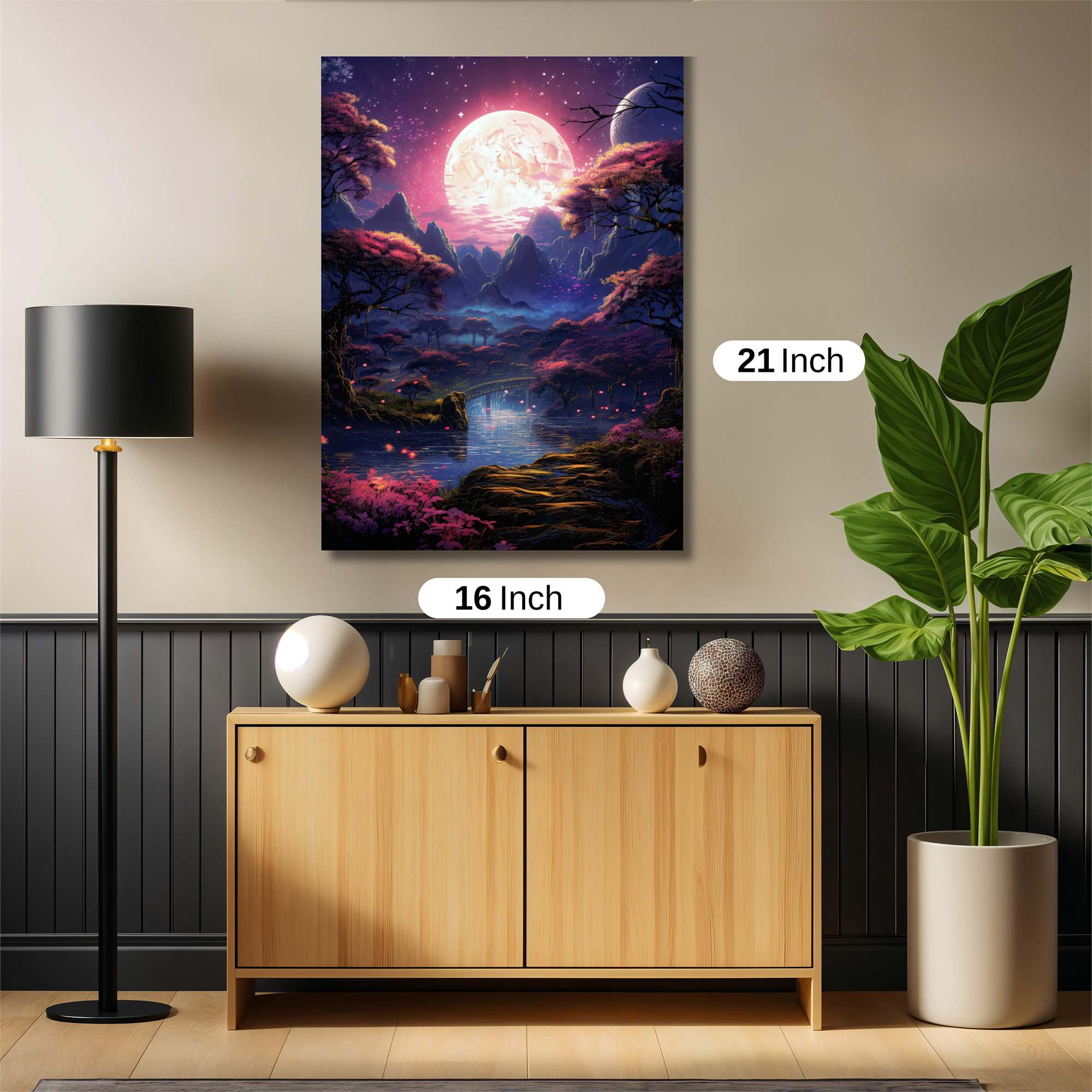 Moonlit Whimsy Safe Wall Magnetic / M