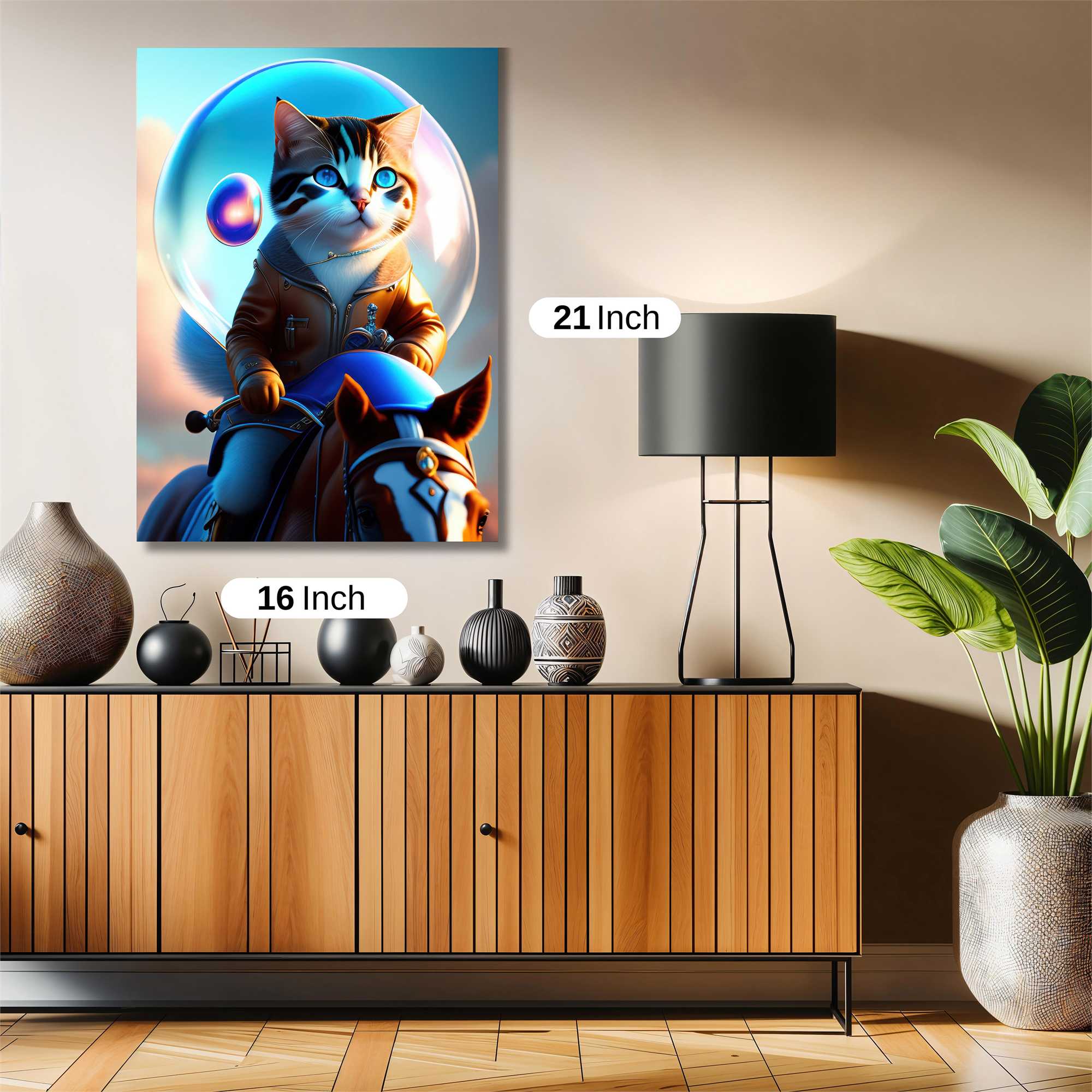 Cat Adventurer Safe Wall Magnetic / M