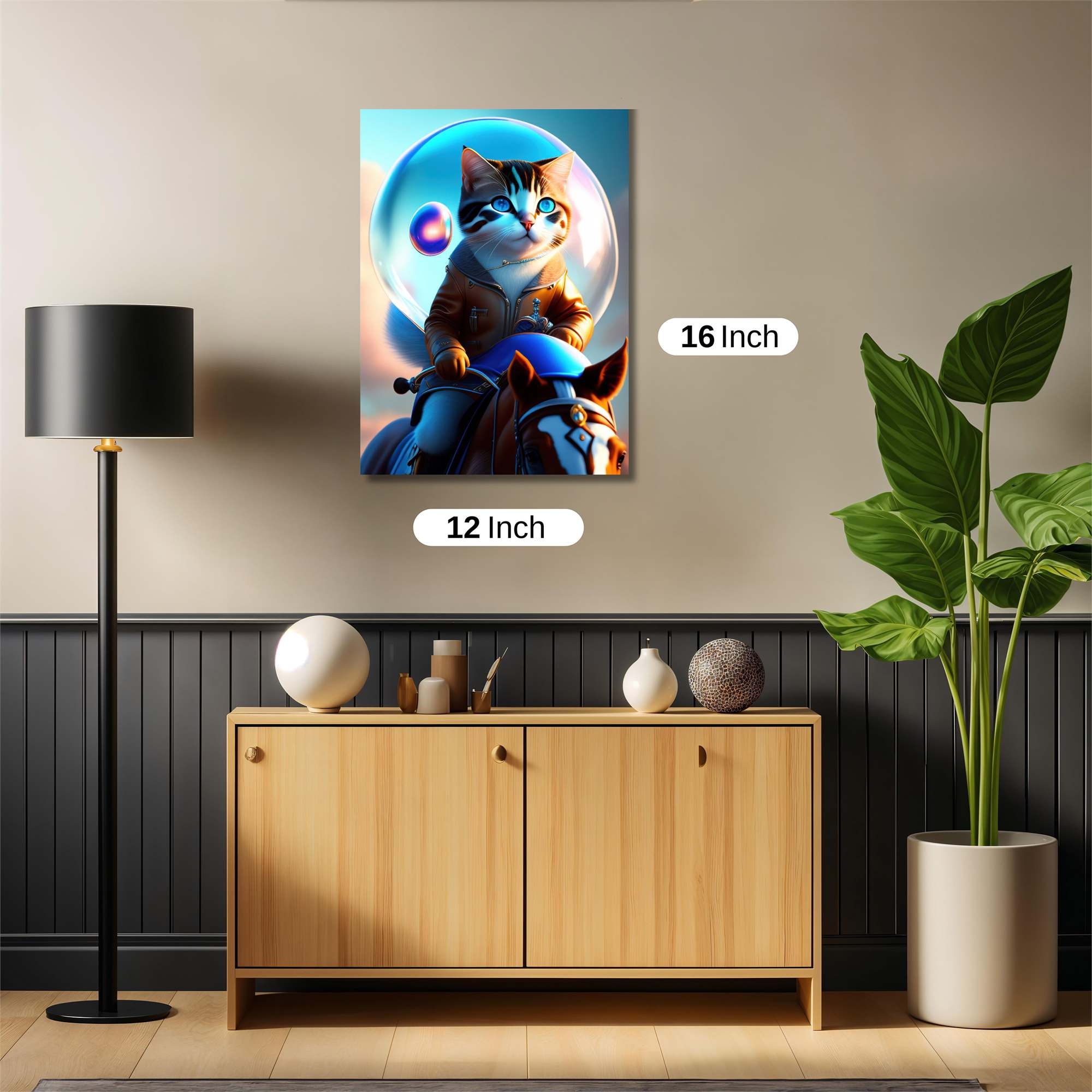 Cat Adventurer Safe Wall Magnetic / M