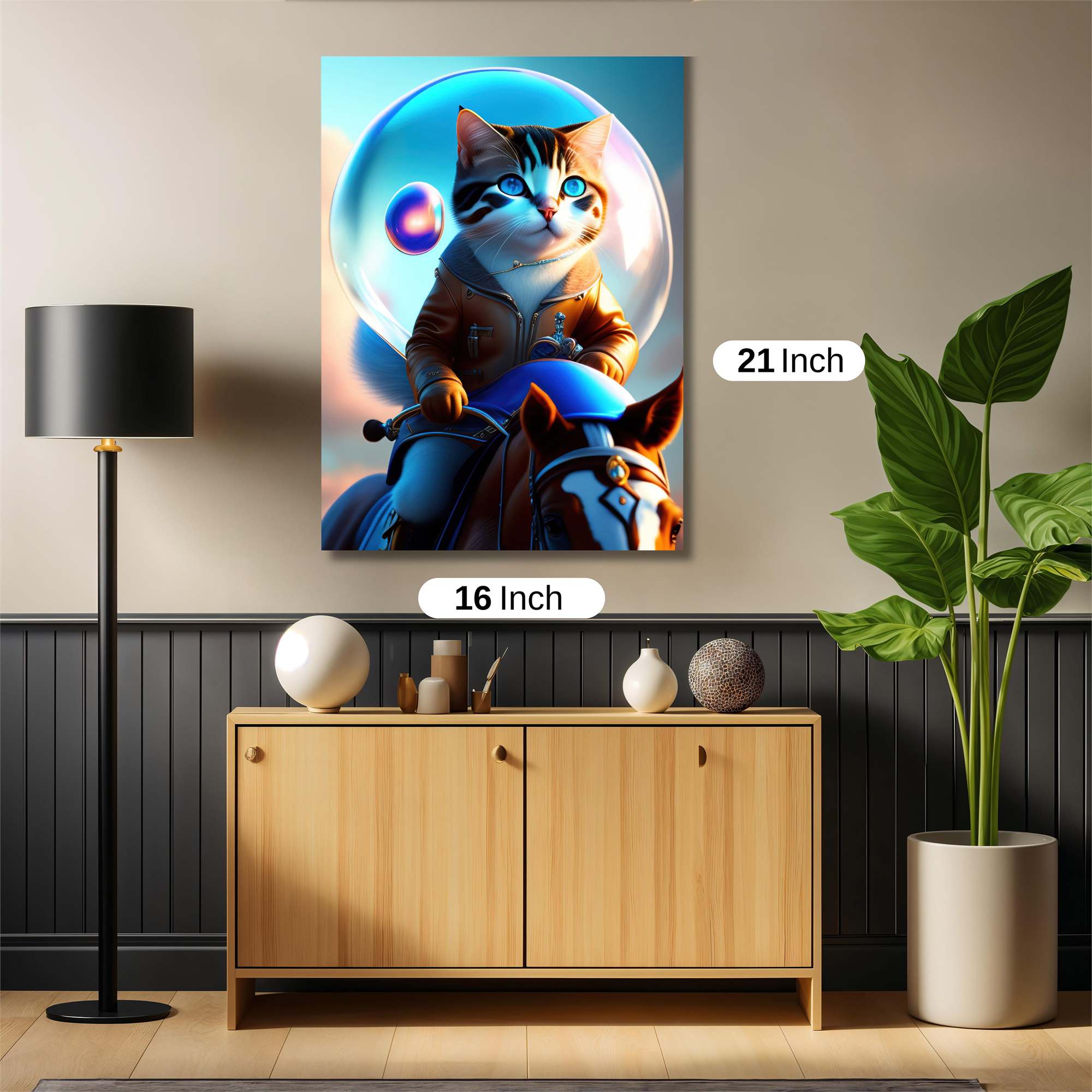 Cat Adventurer Safe Wall Magnetic / M