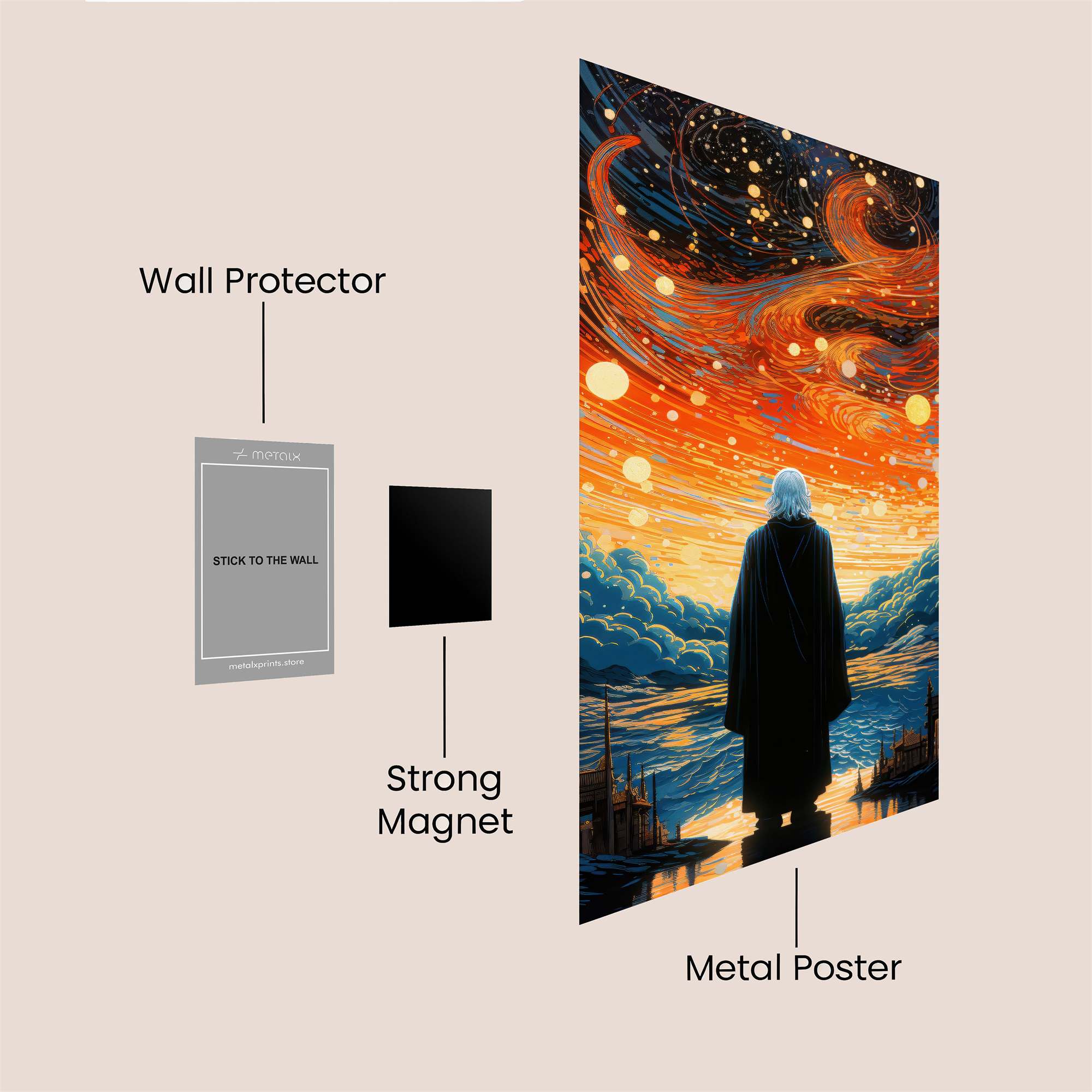 Wizard Enigma Safe Wall Magnetic / M