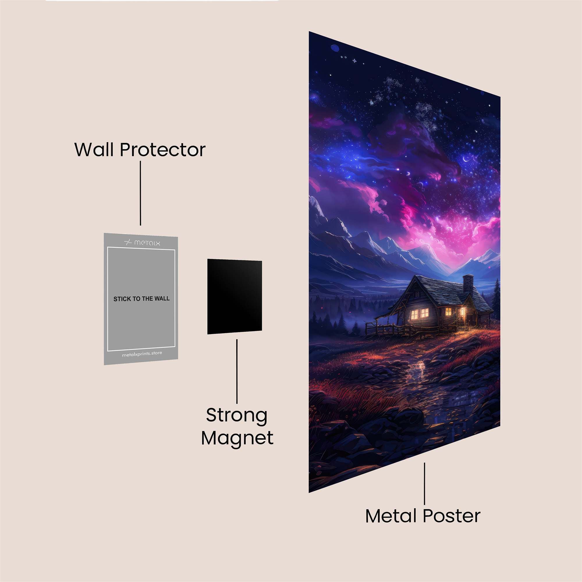Cabin Serenity Safe Wall Magnetic / M