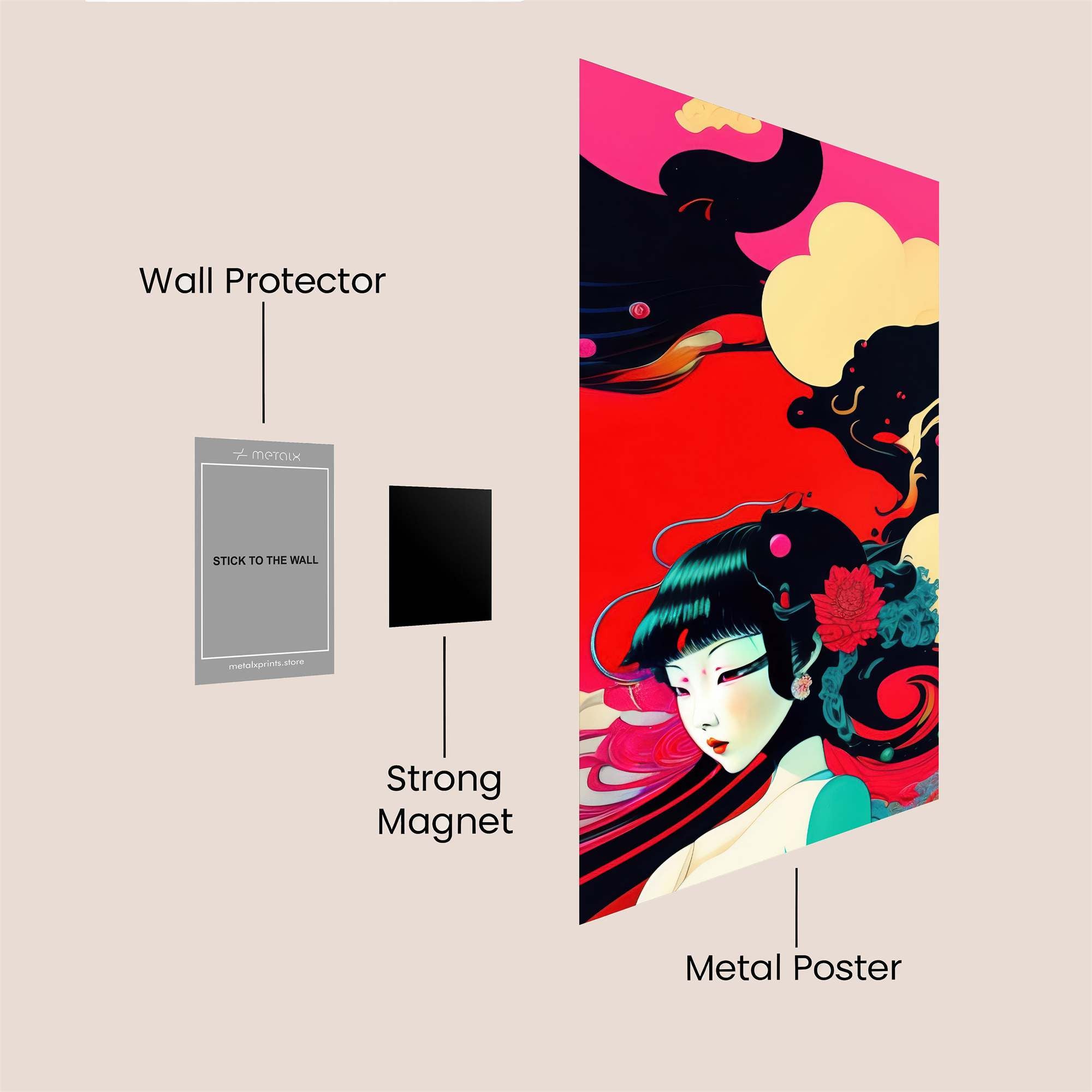 Phoenix Dream Safe Wall Magnetic / M