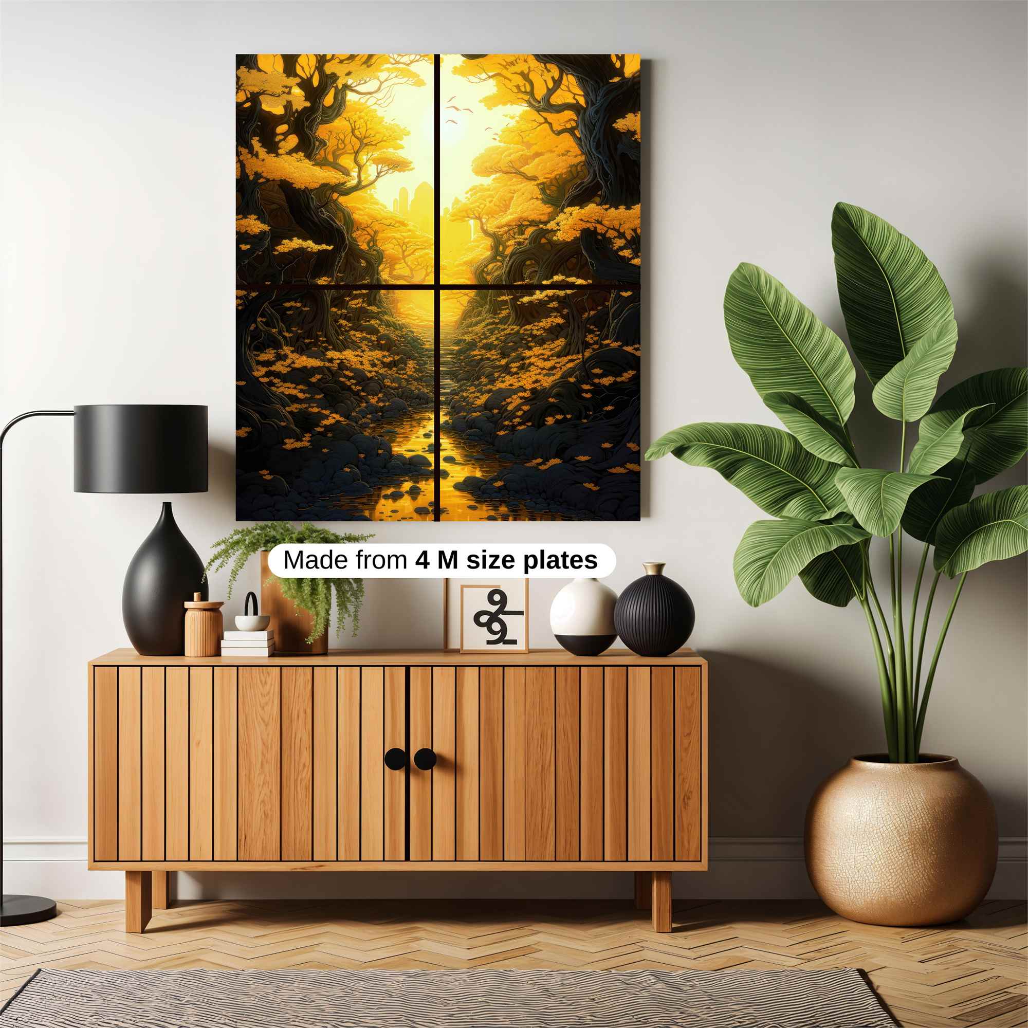 Golden Serenity Safe Wall Magnetic / M