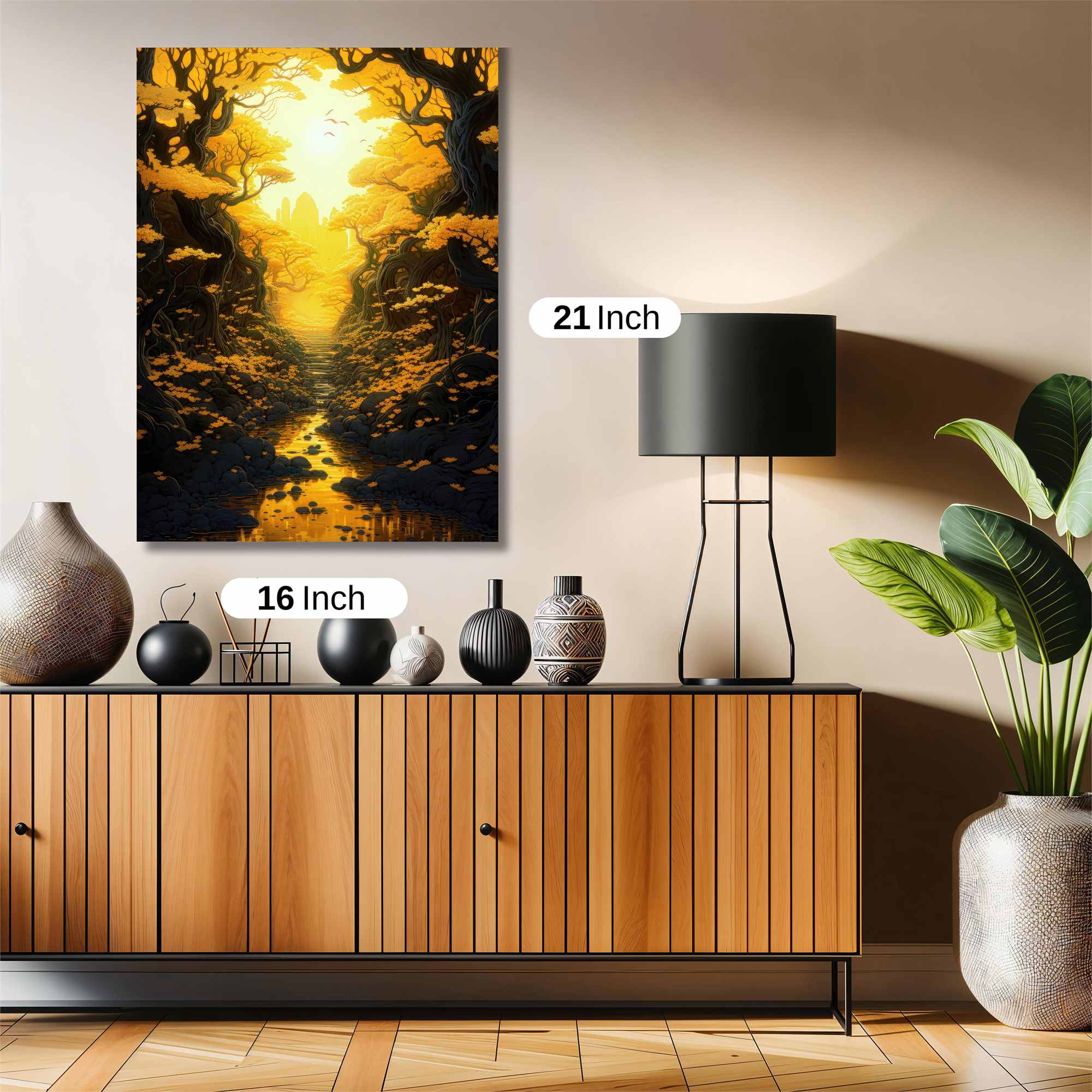 Golden Serenity Safe Wall Magnetic / M