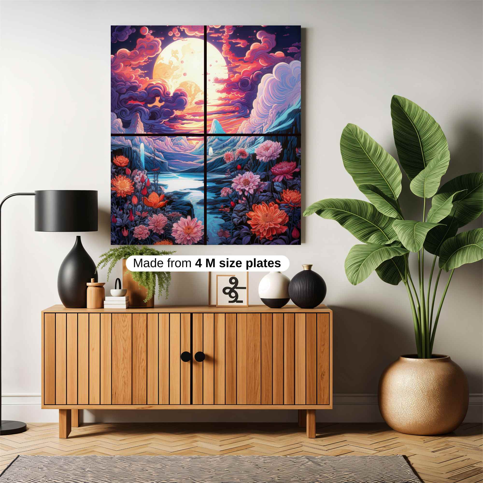 Moonlit Serenity Safe Wall Magnetic / M