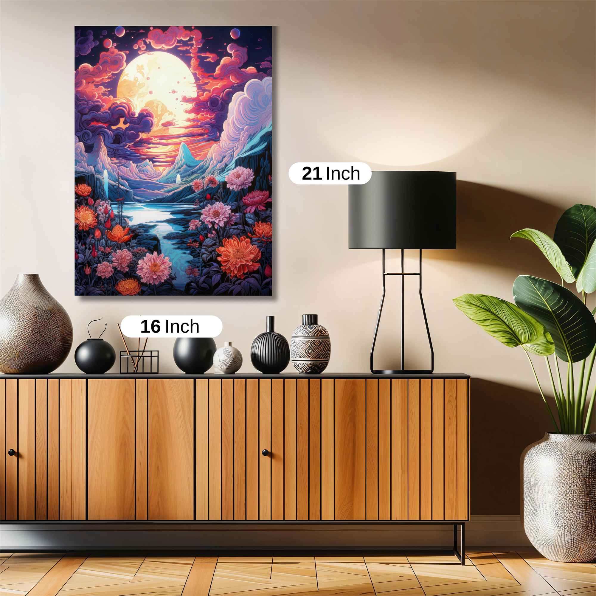 Moonlit Serenity Safe Wall Magnetic / M