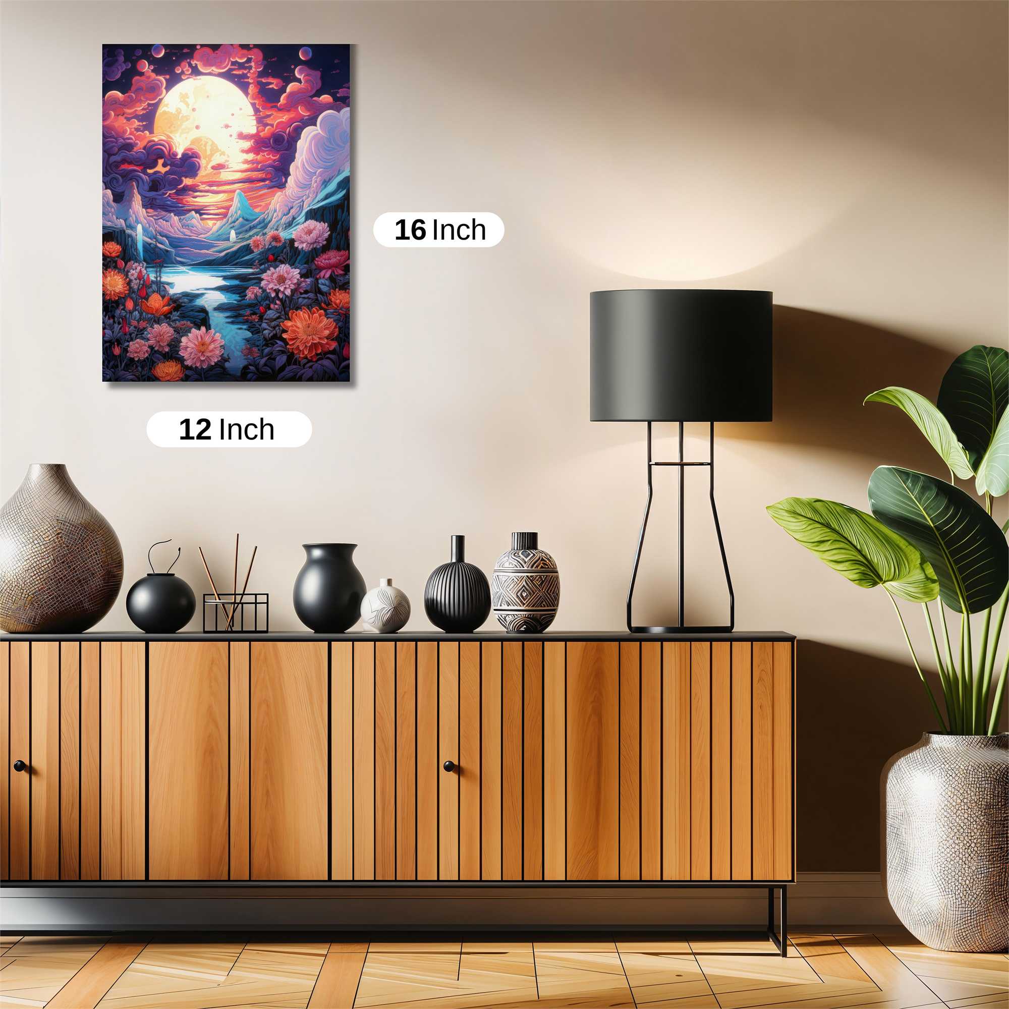 Moonlit Serenity Safe Wall Magnetic / M