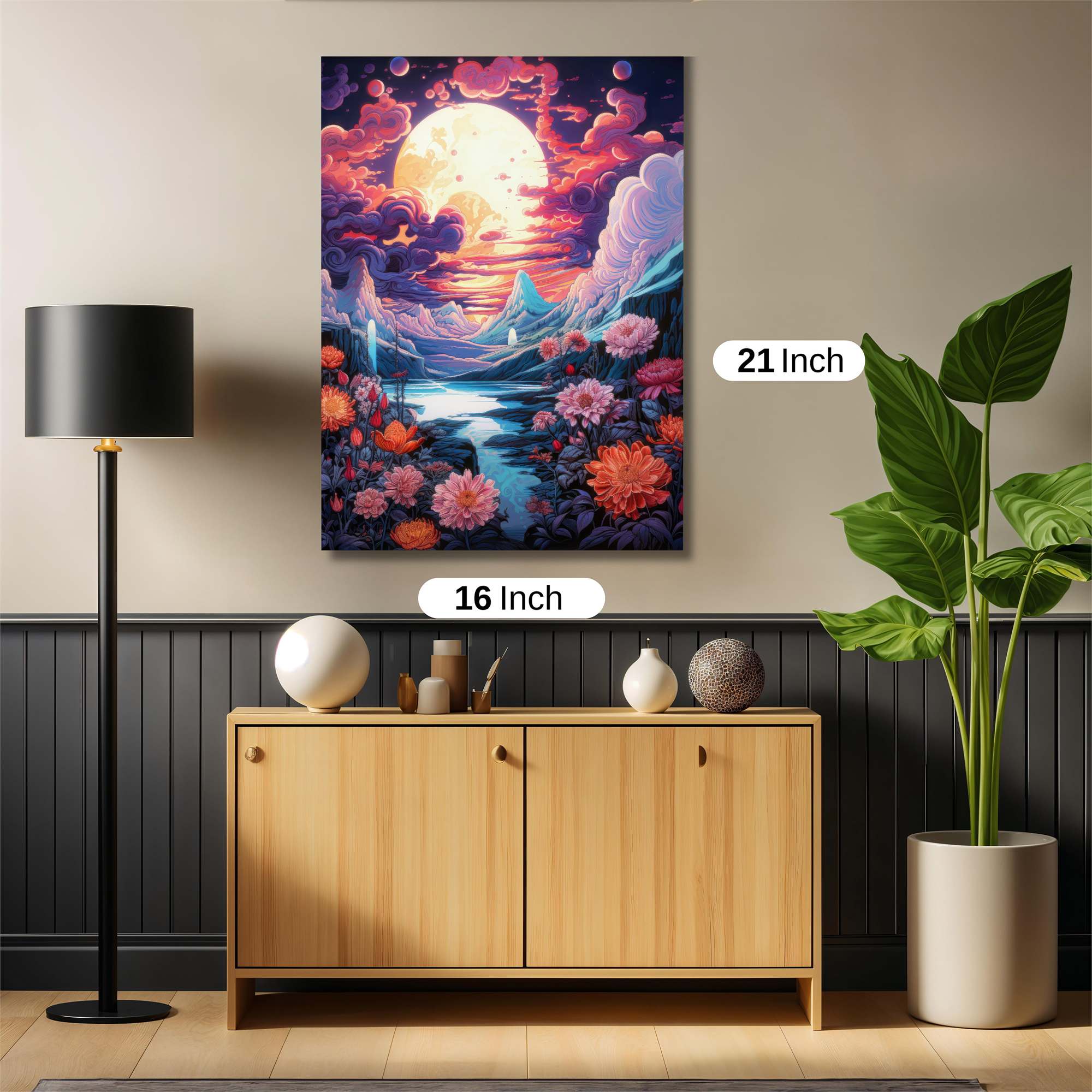 Moonlit Serenity Safe Wall Magnetic / M