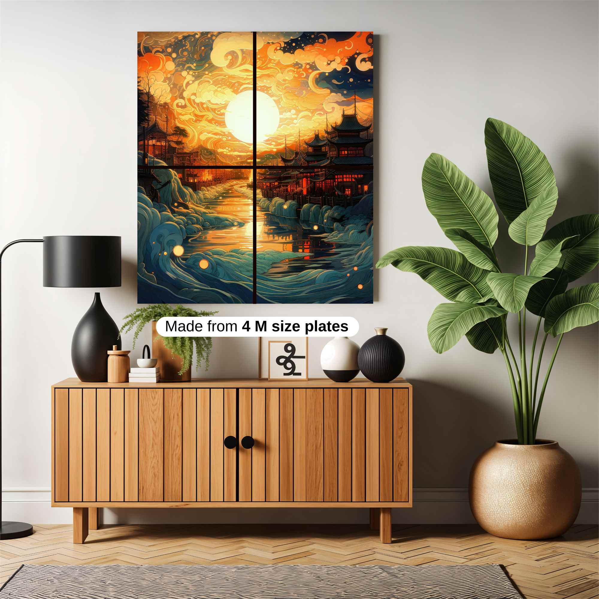 Moonlit Serenity Safe Wall Magnetic / M