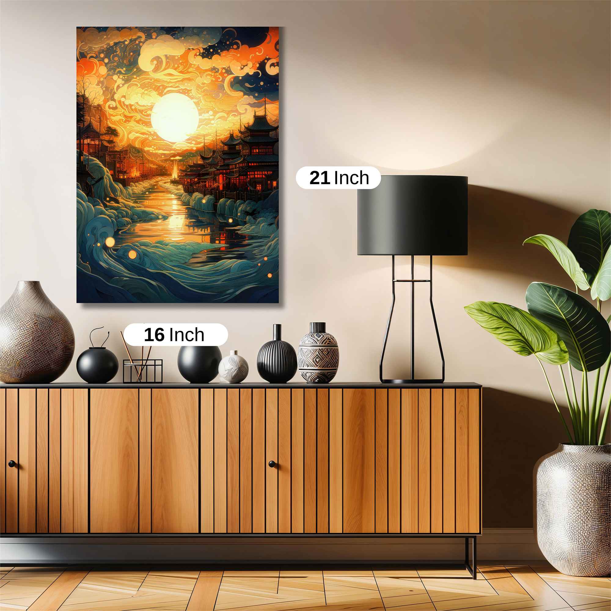 Moonlit Serenity Safe Wall Magnetic / M