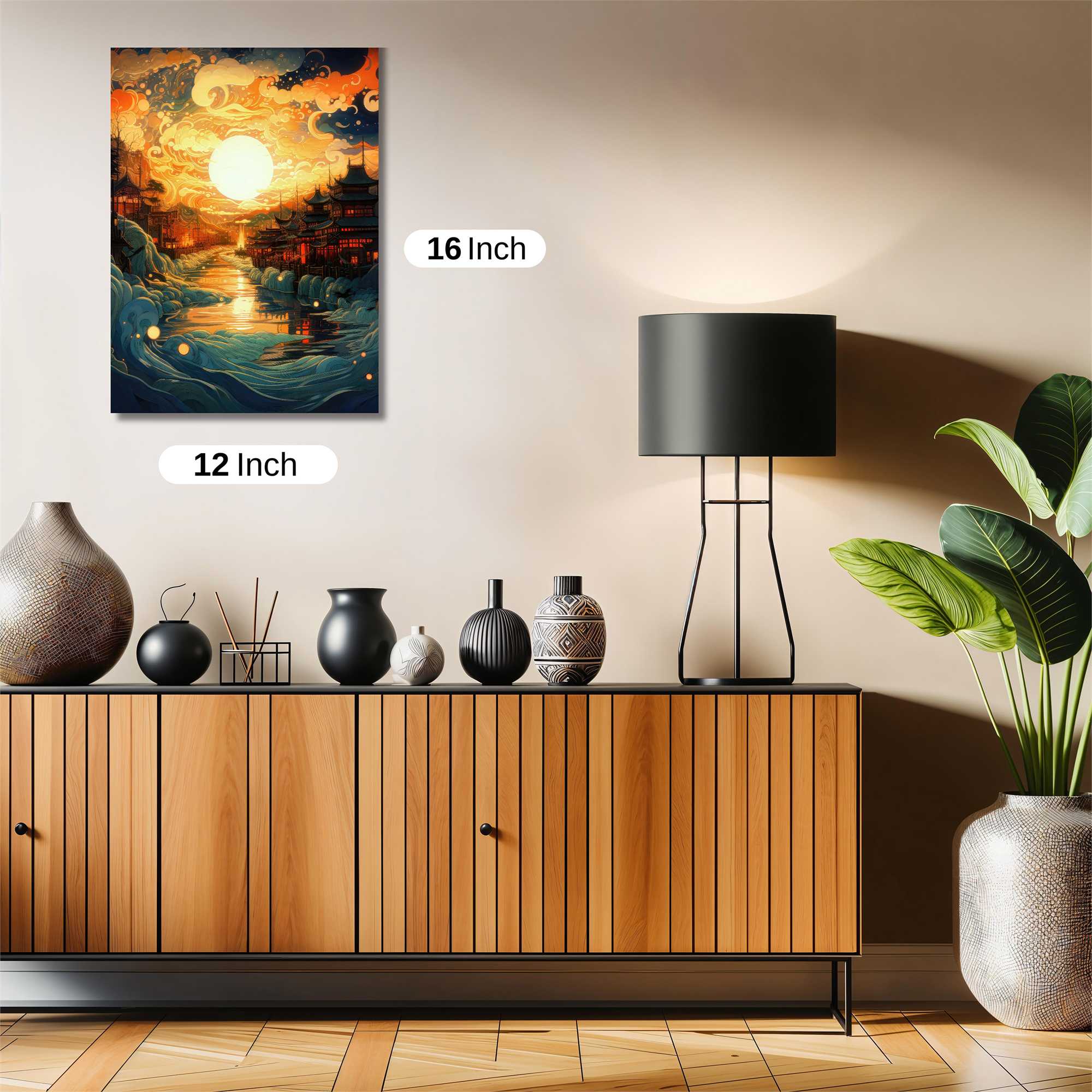 Moonlit Serenity Safe Wall Magnetic / M