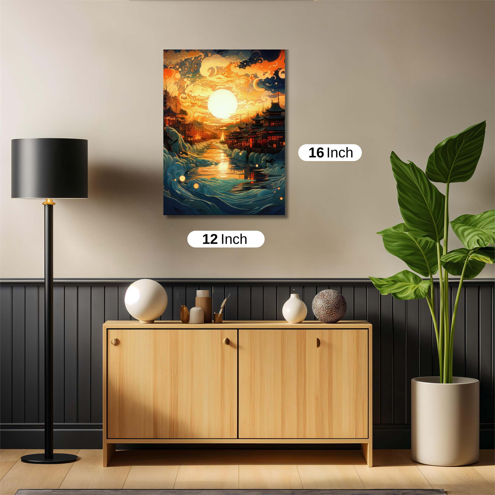 Moonlit Serenity Safe Wall Magnetic / M