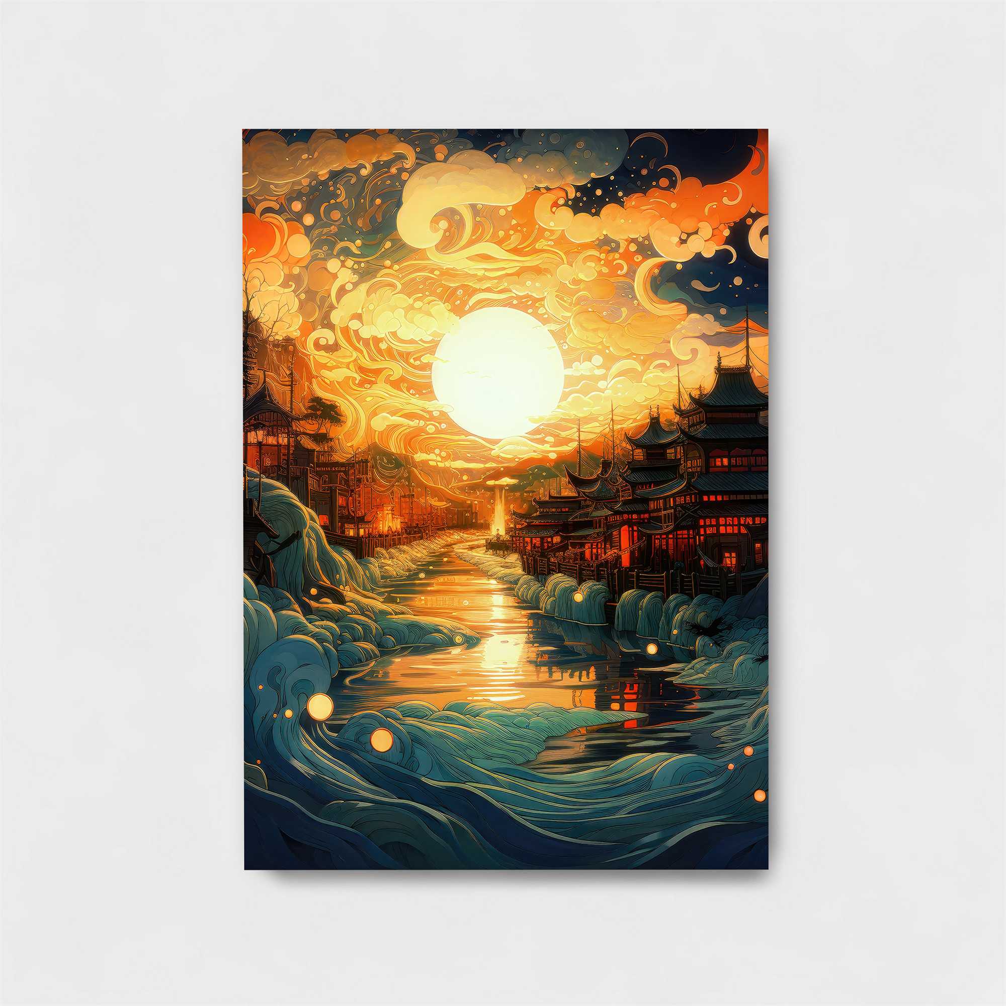 Moonlit Serenity Safe Wall Magnetic / M