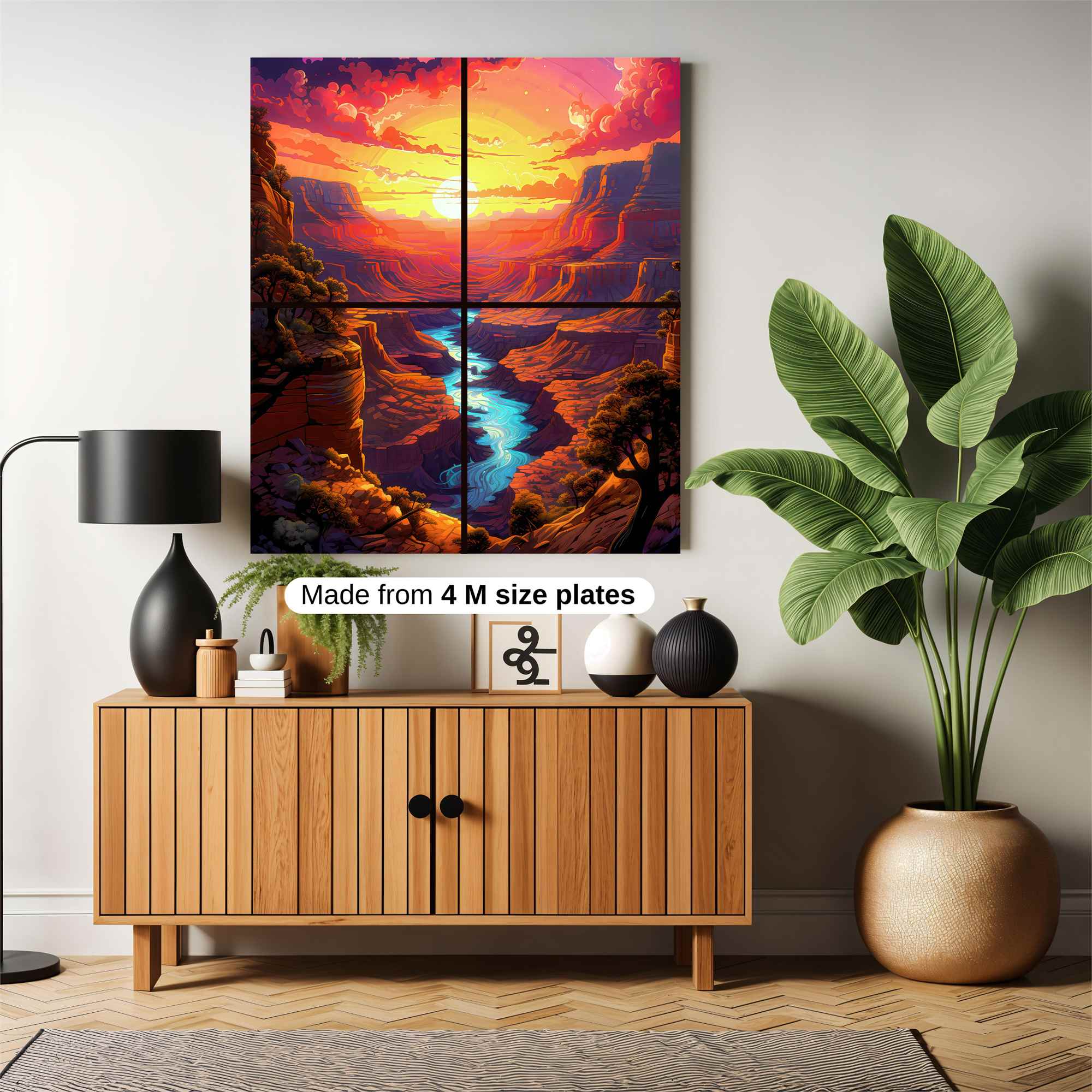 Sunset Serenity Safe Wall Magnetic / M