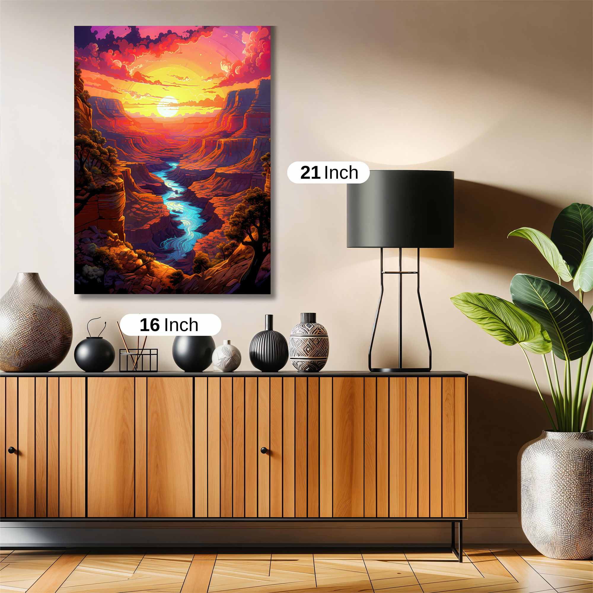 Sunset Serenity Safe Wall Magnetic / M