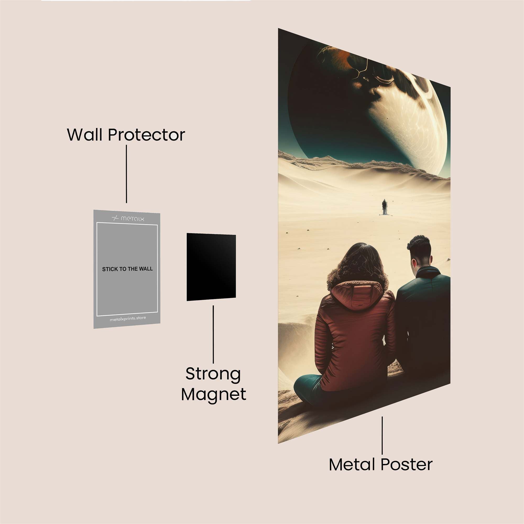 Cosmic Serenity Safe Wall Magnetic / M