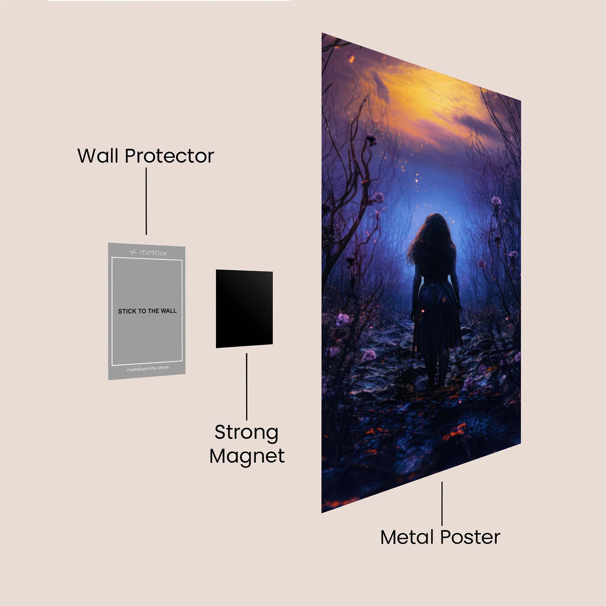 Mystic Solitude Safe Wall Magnetic / M