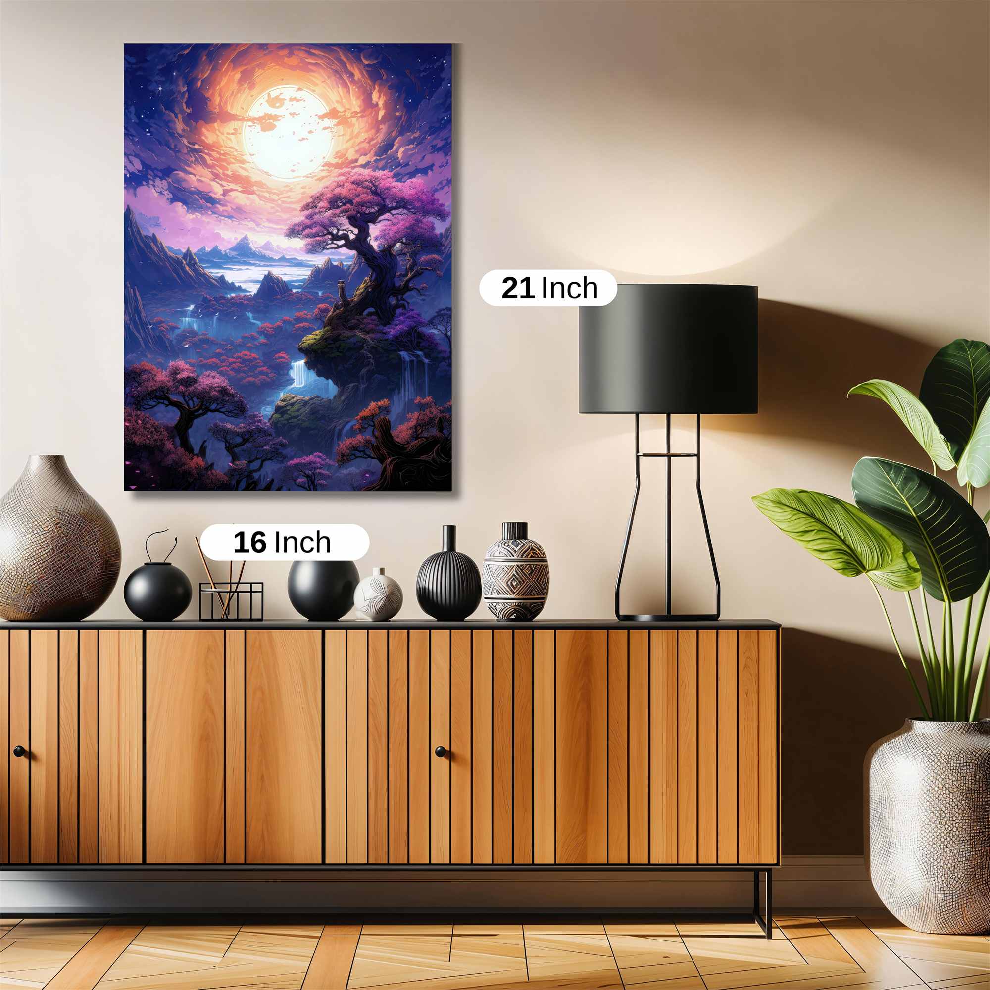 Moonlit Serenity Safe Wall Magnetic / M