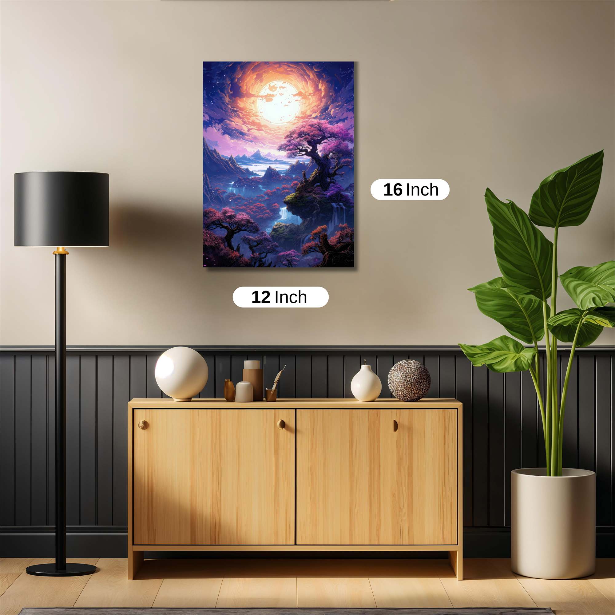 Moonlit Serenity Safe Wall Magnetic / M