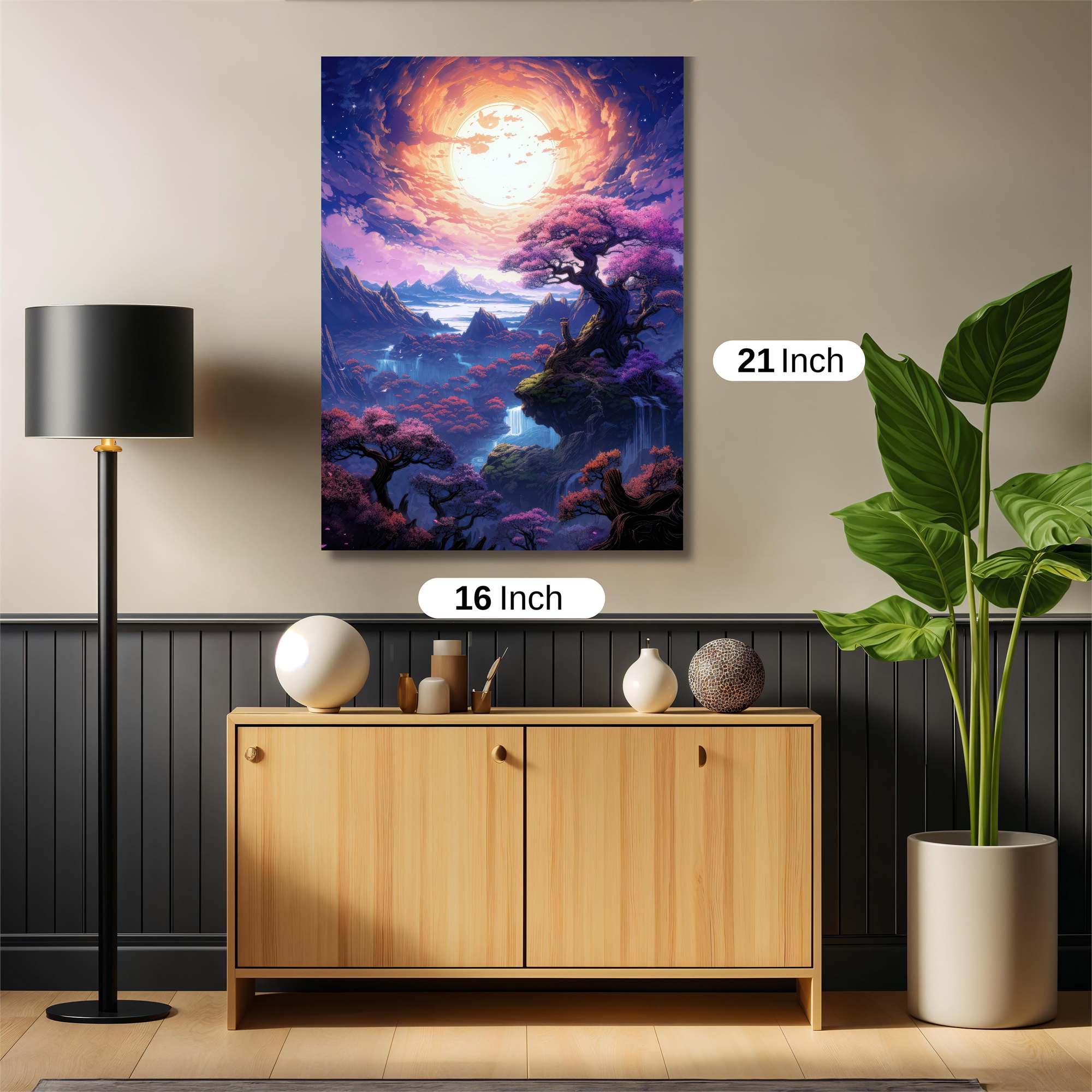 Moonlit Serenity Safe Wall Magnetic / M