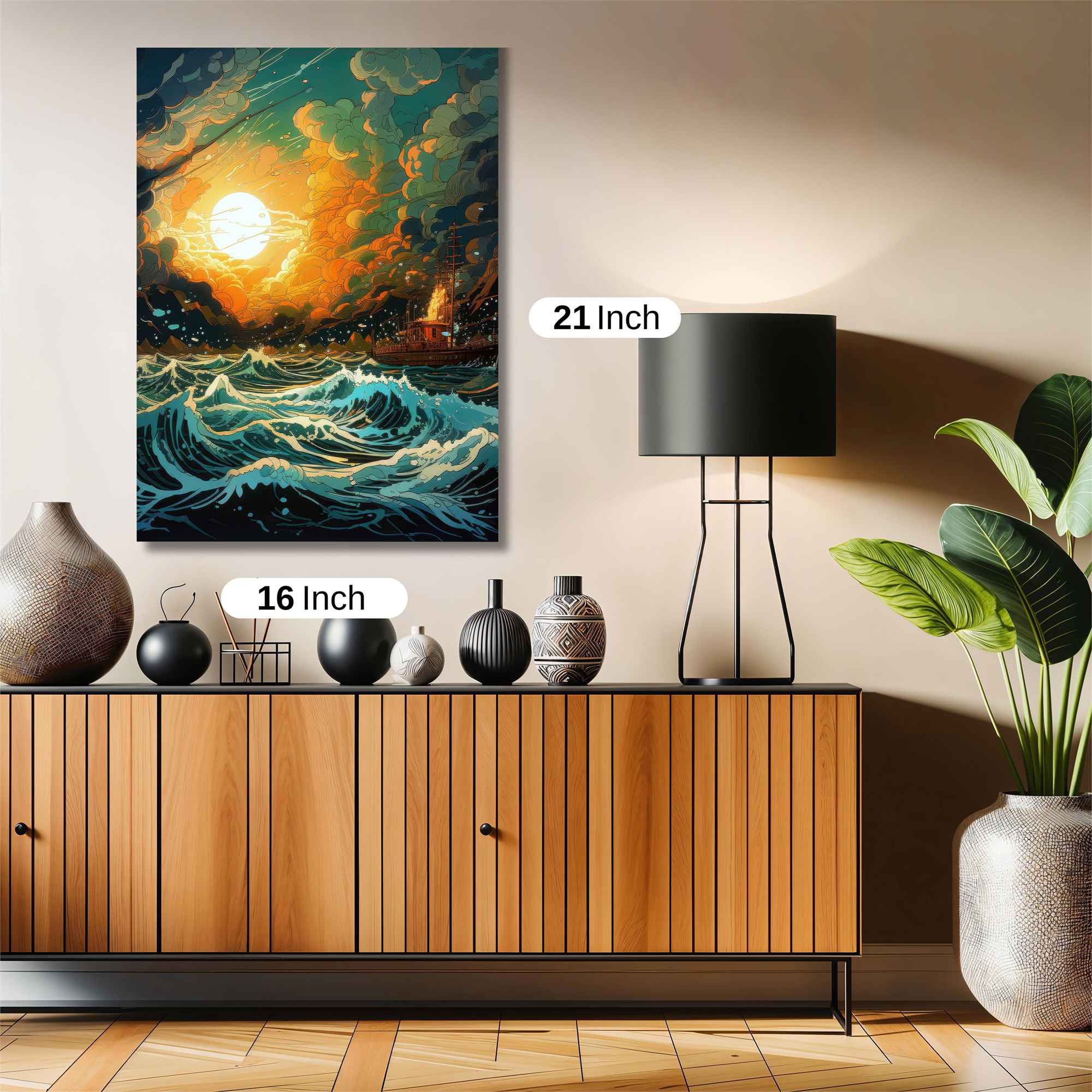 Sunset Voyage Safe Wall Magnetic / M