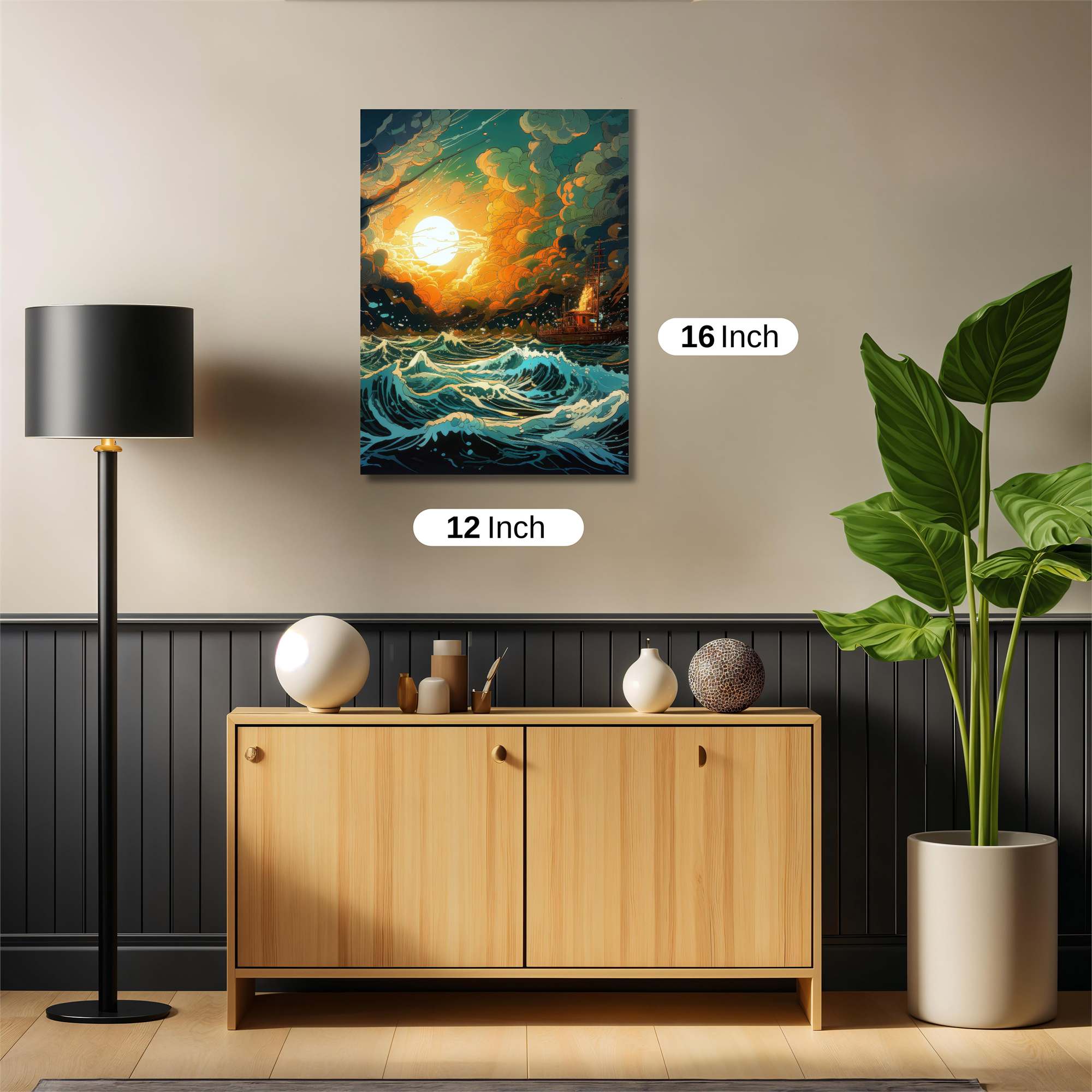 Sunset Voyage Safe Wall Magnetic / M