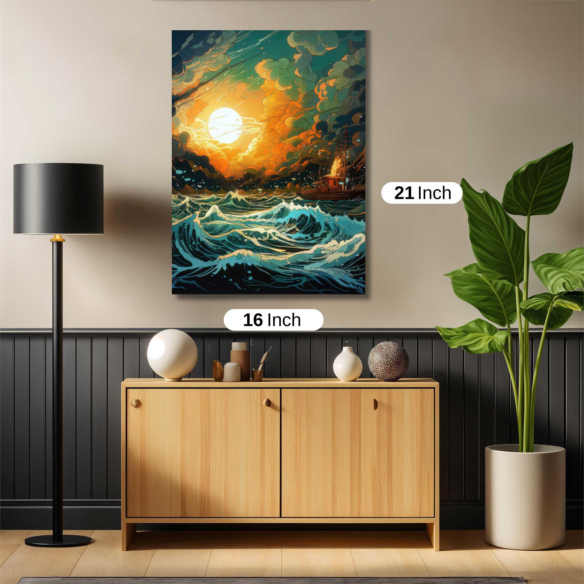 Sunset Voyage Safe Wall Magnetic / M
