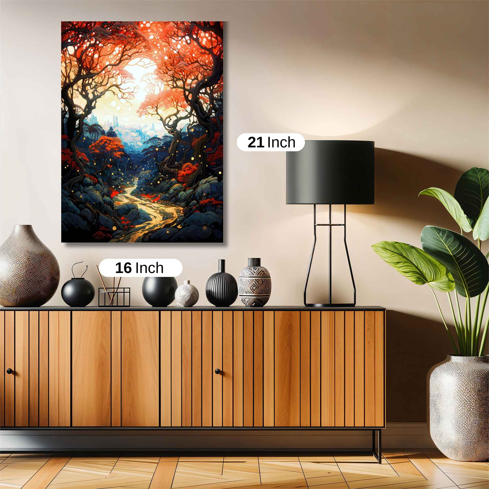 Sunset Serenity Safe Wall Magnetic / M