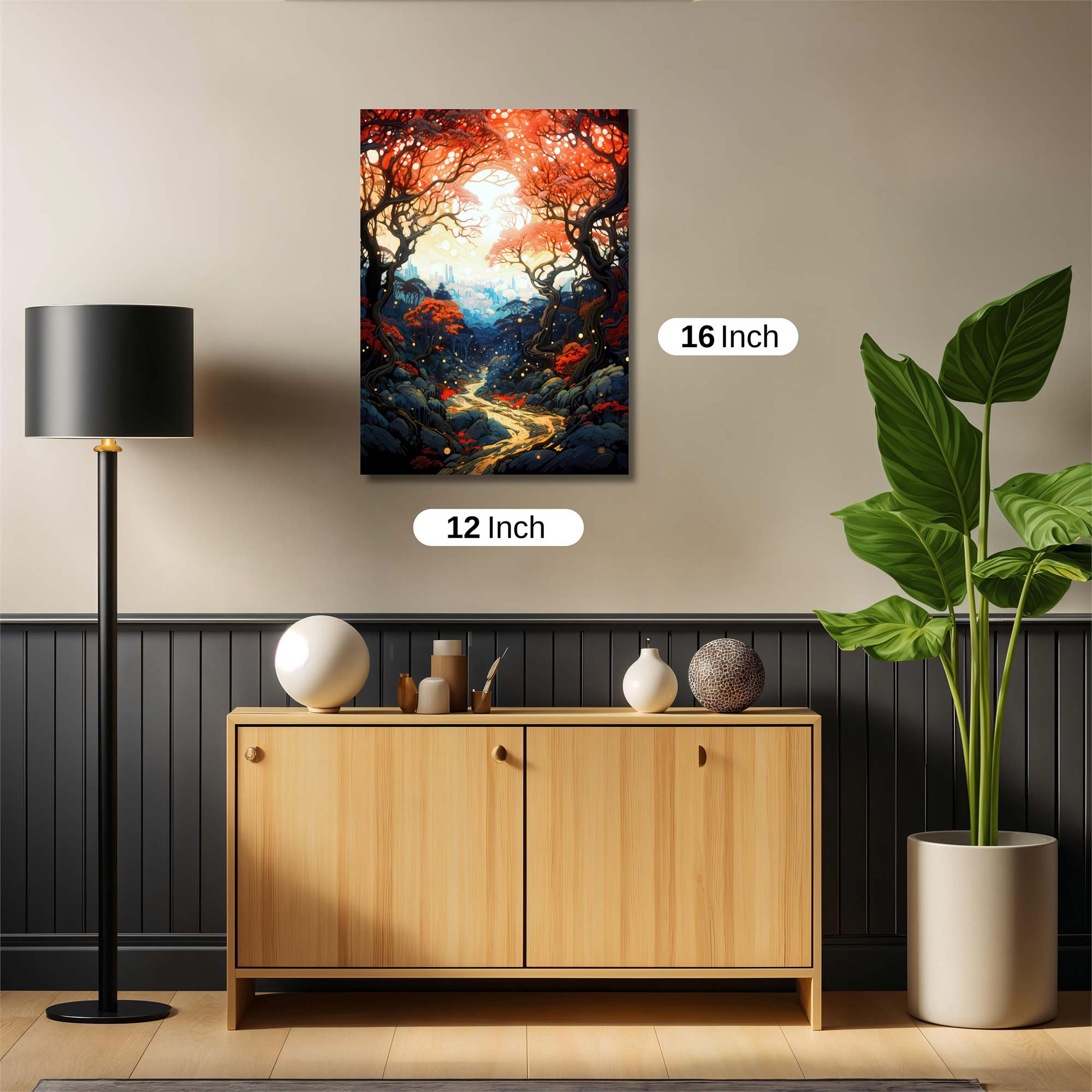 Sunset Serenity Safe Wall Magnetic / M