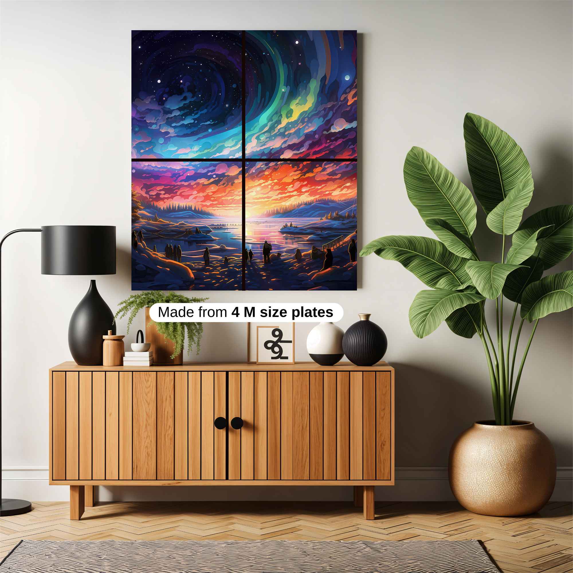 Aurora Dreamscape Safe Wall Magnetic / M
