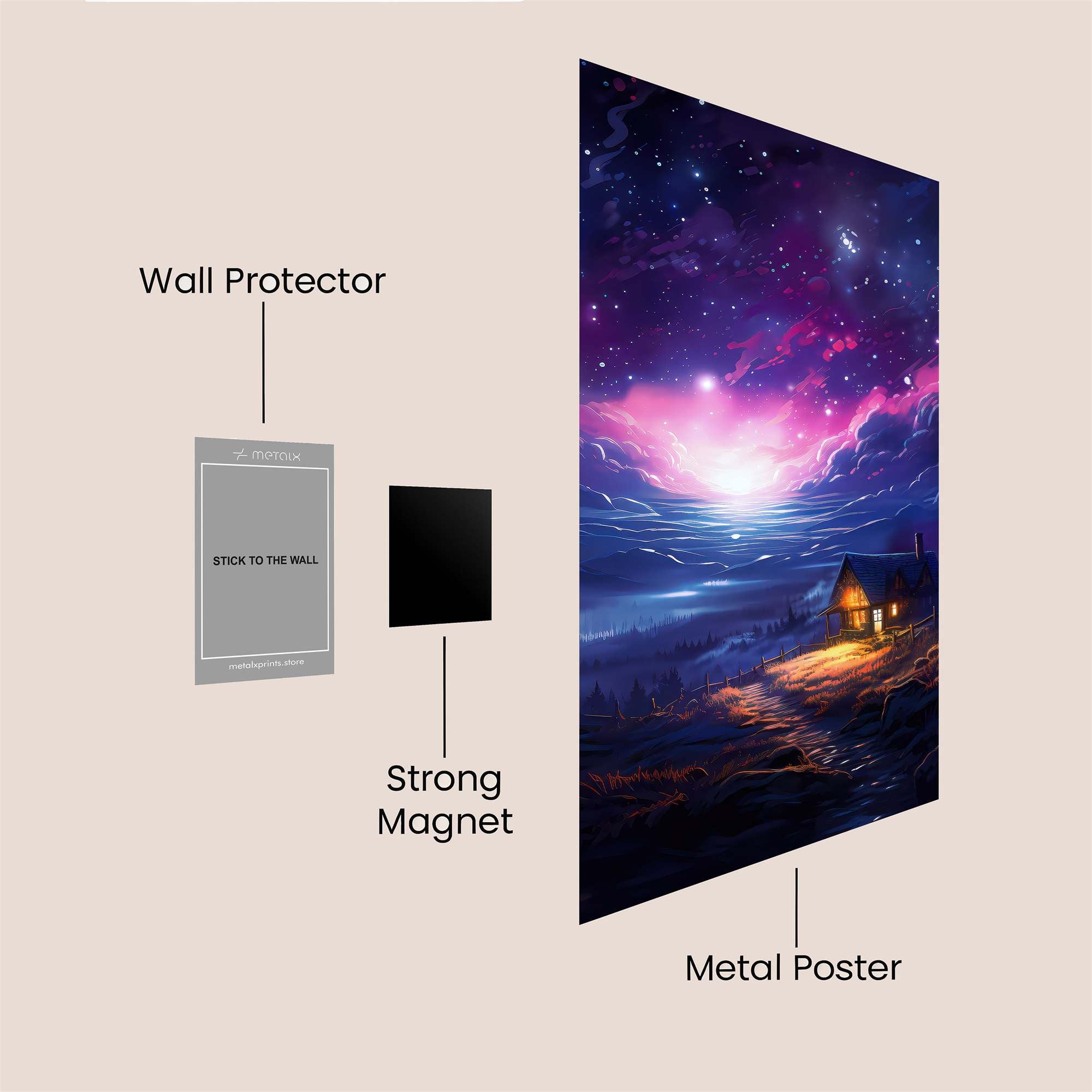 Cabin Serenity Safe Wall Magnetic / M