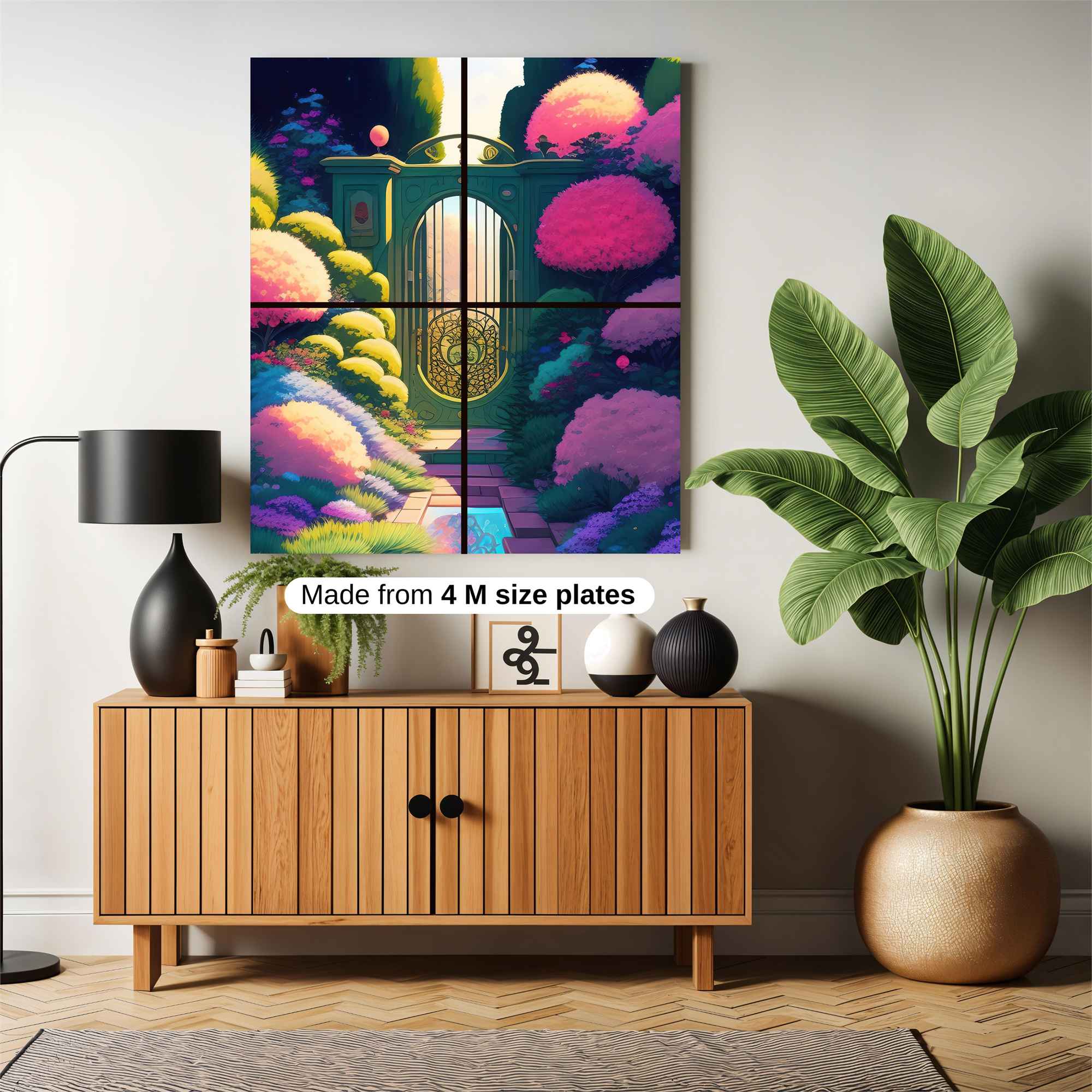 Garden Whimsy Safe Wall Magnetic / M