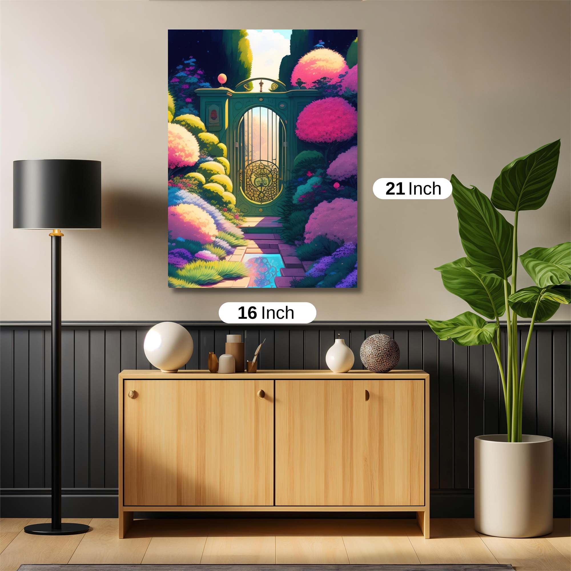 Garden Whimsy Safe Wall Magnetic / M