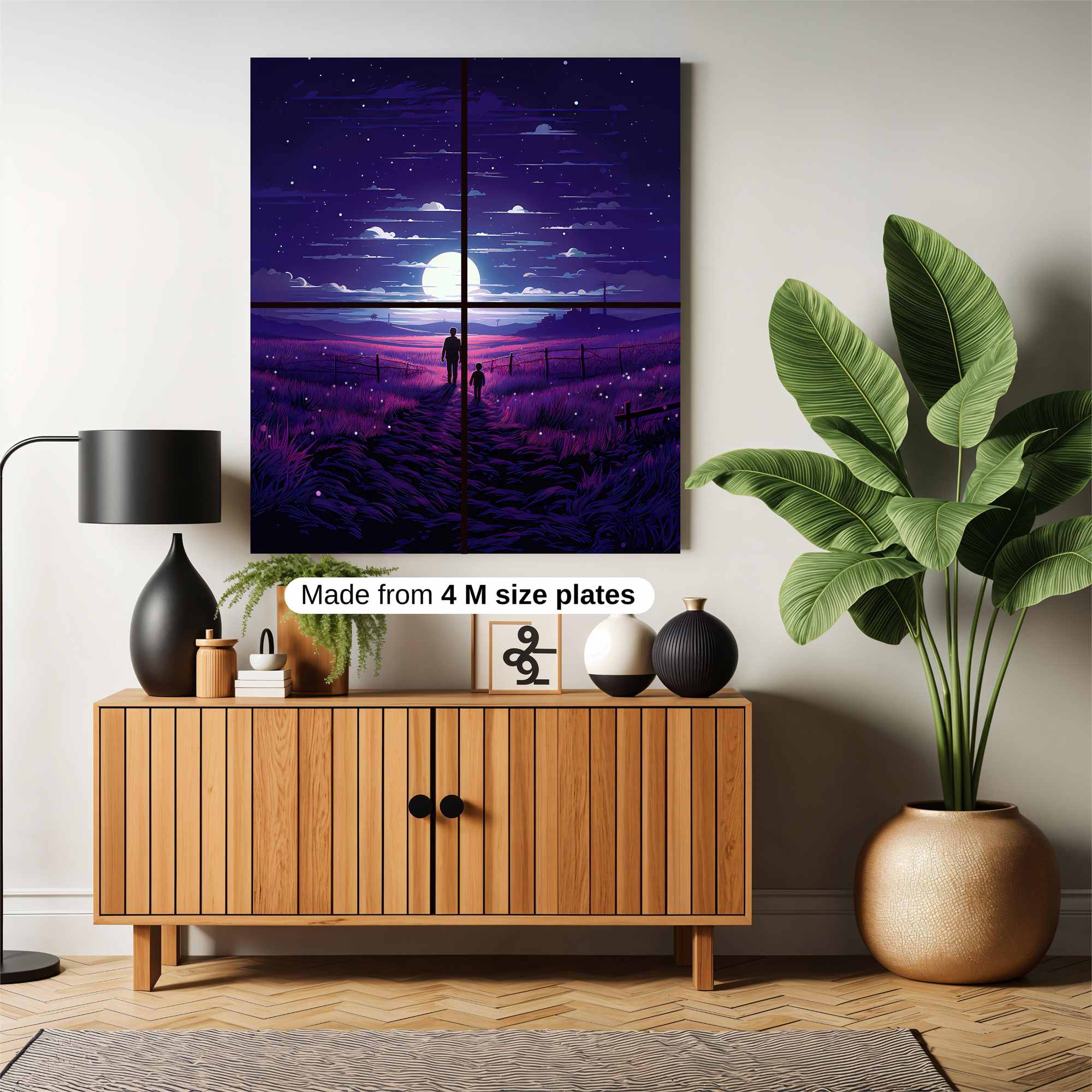 Moonlit Journey Safe Wall Magnetic / M