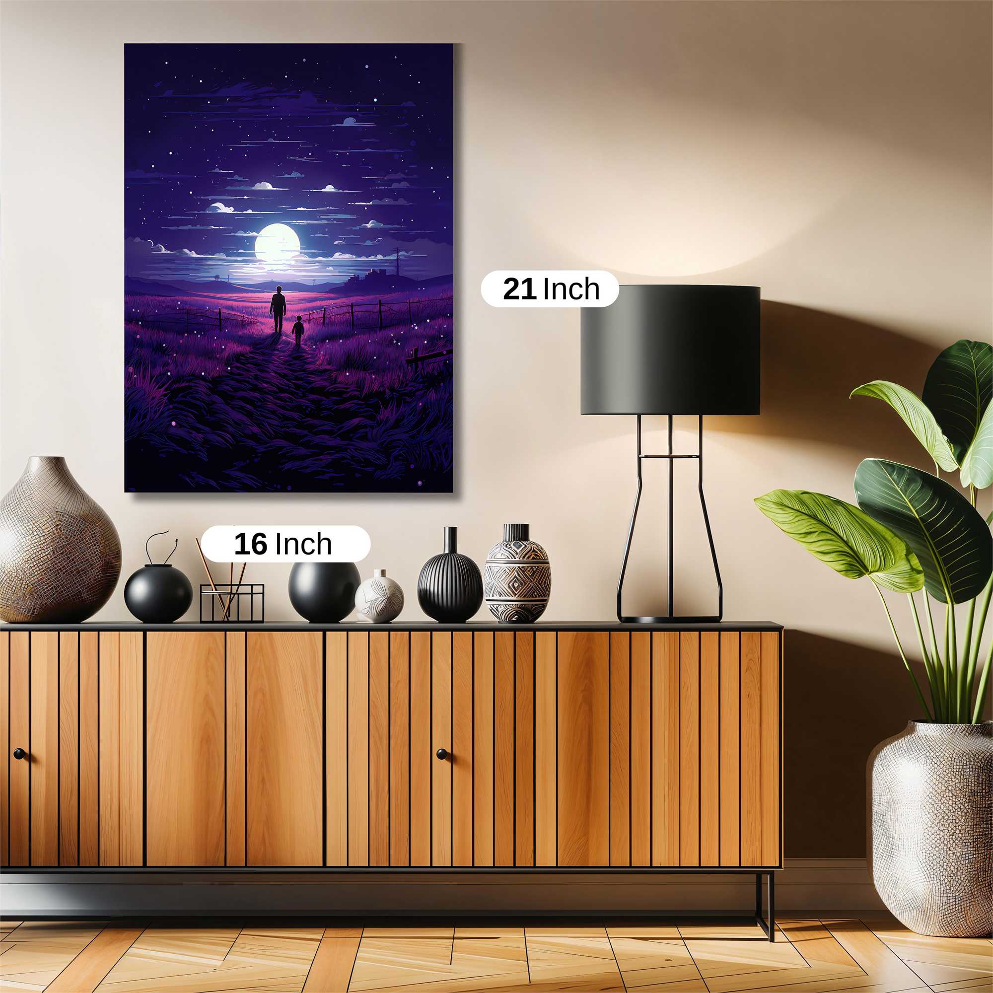 Moonlit Journey Safe Wall Magnetic / M