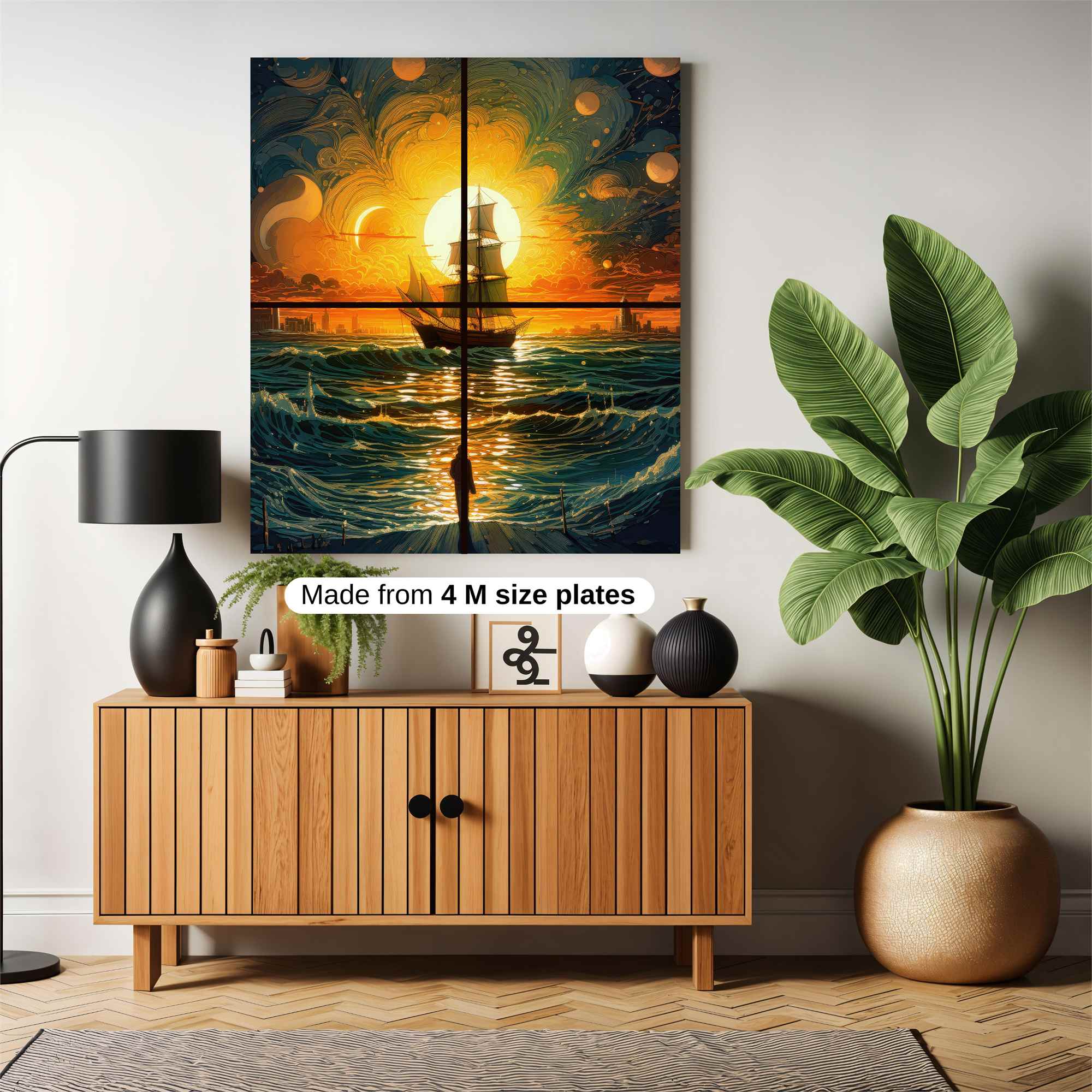Ship Serene Safe Wall Magnetic / M