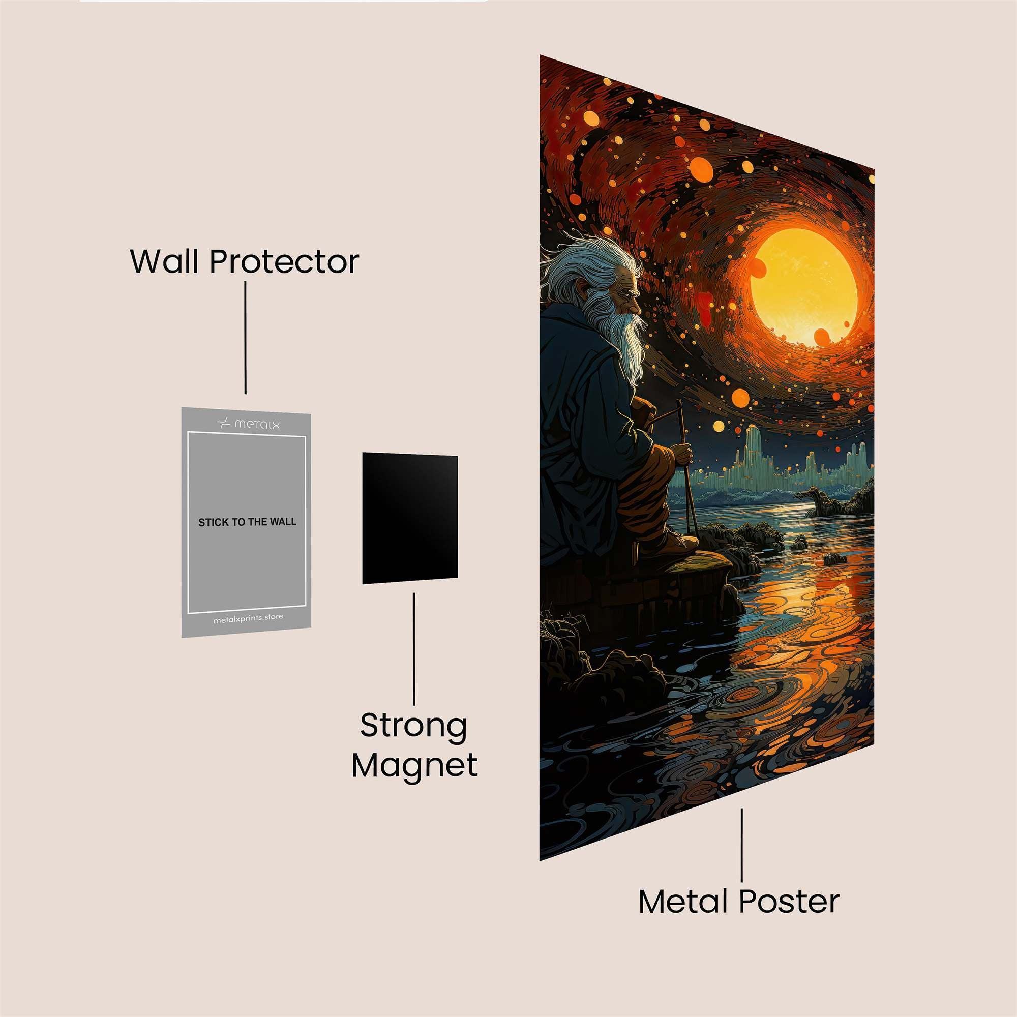 Galactic Serenity Safe Wall Magnetic / M
