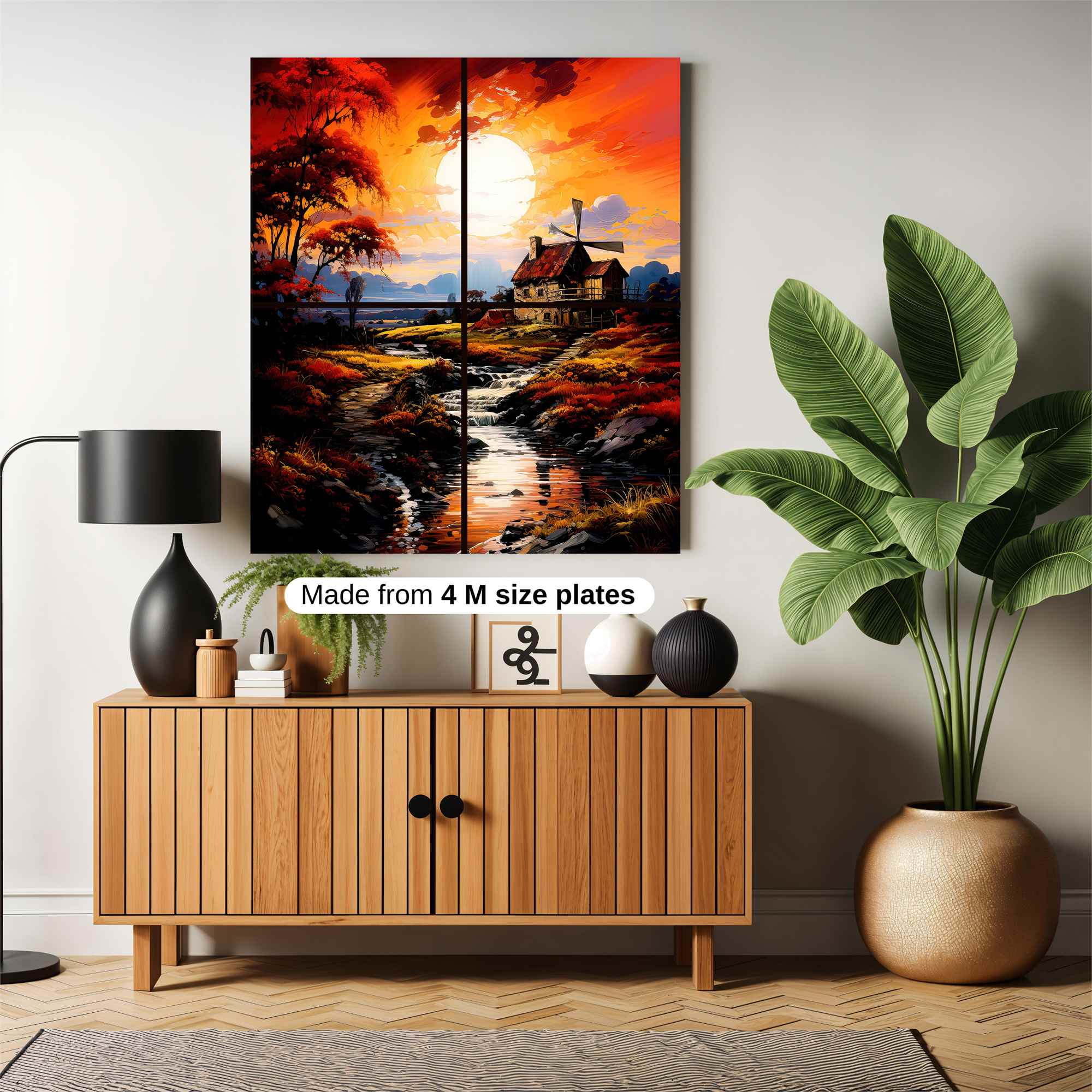 Sunset Serenity Safe Wall Magnetic / M