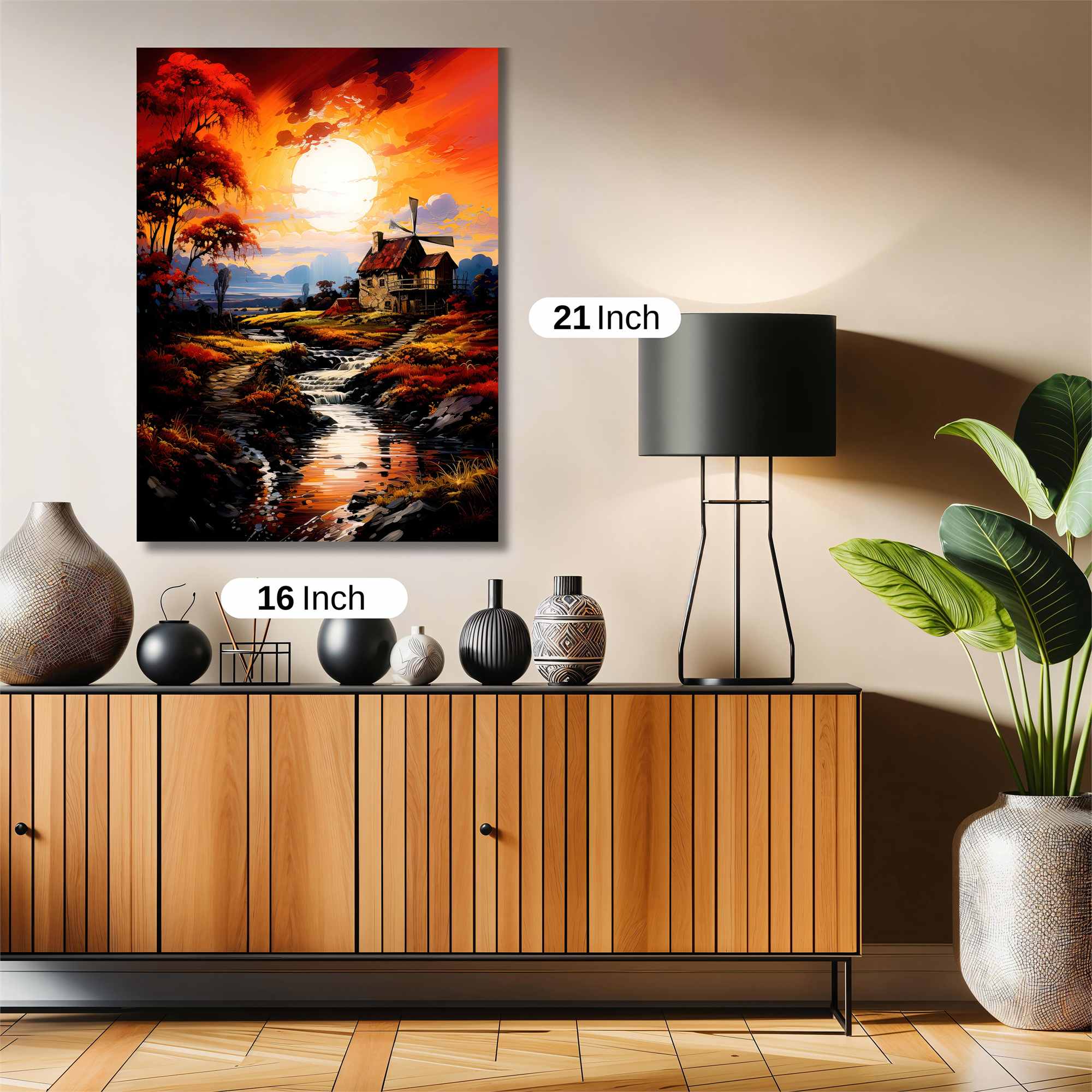 Sunset Serenity Safe Wall Magnetic / M