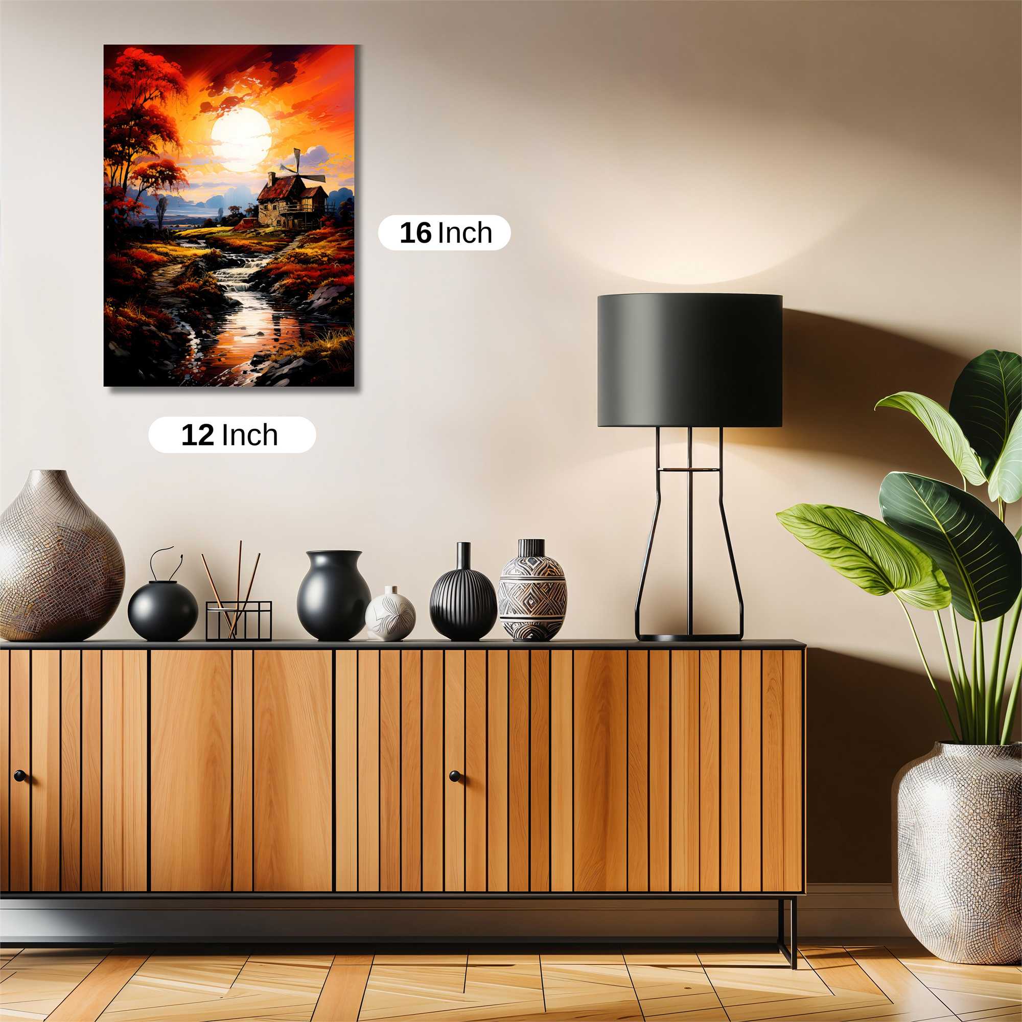 Sunset Serenity Safe Wall Magnetic / M