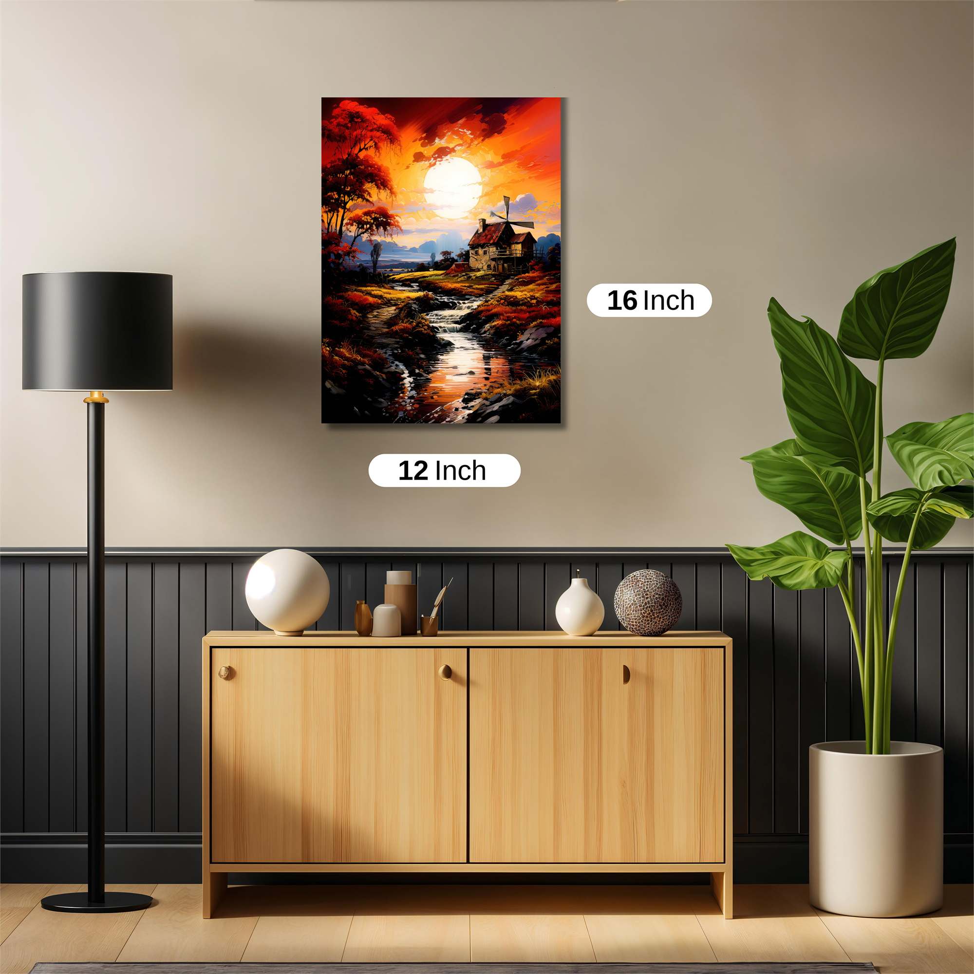 Sunset Serenity Safe Wall Magnetic / M