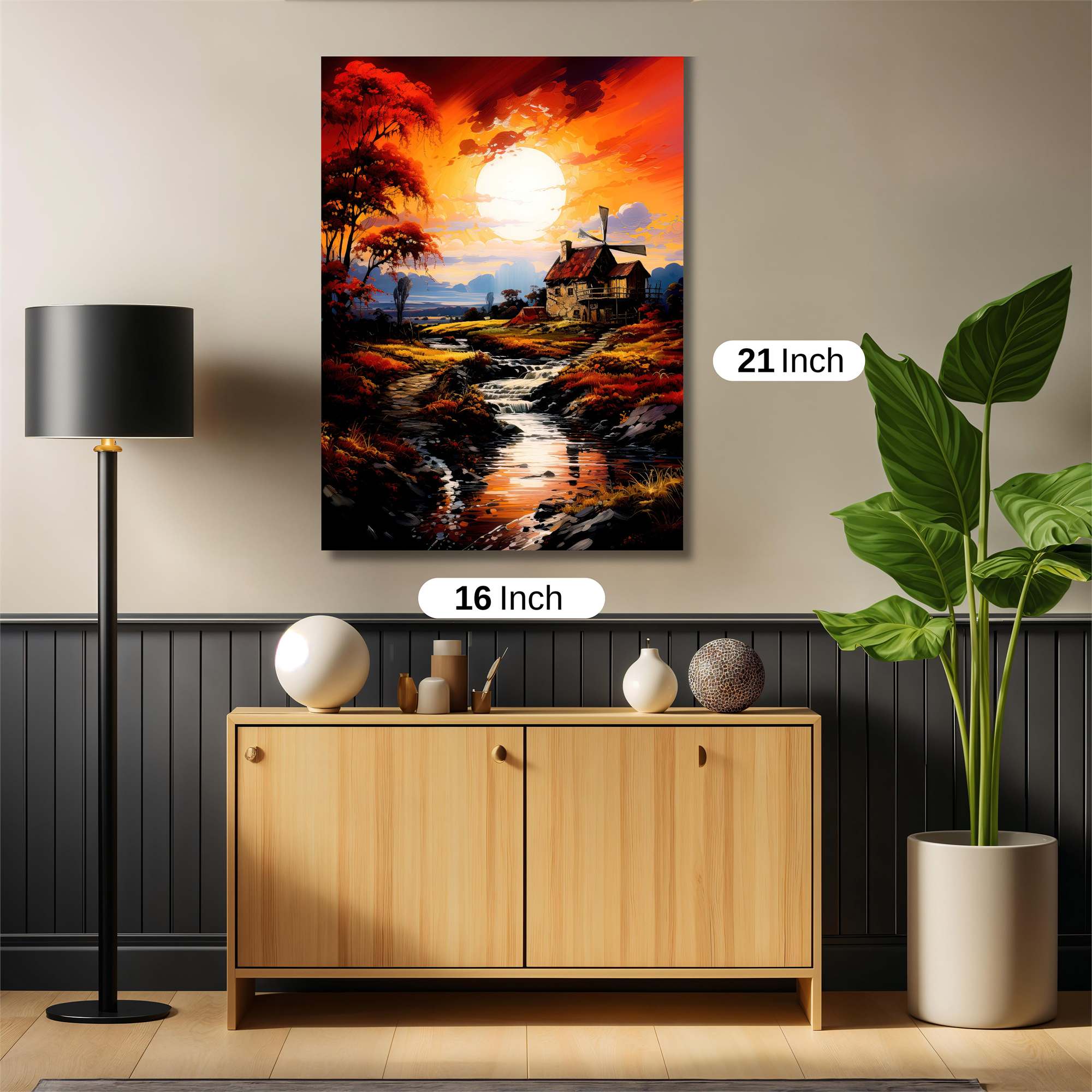 Sunset Serenity Safe Wall Magnetic / M
