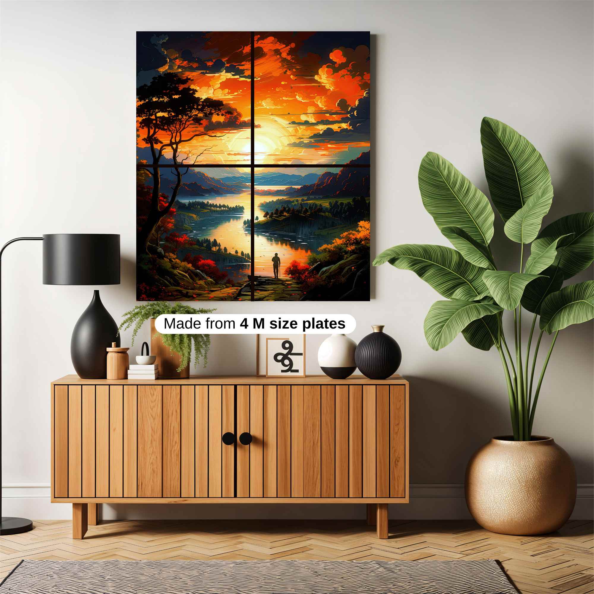 Sunset Serenity Safe Wall Magnetic / M
