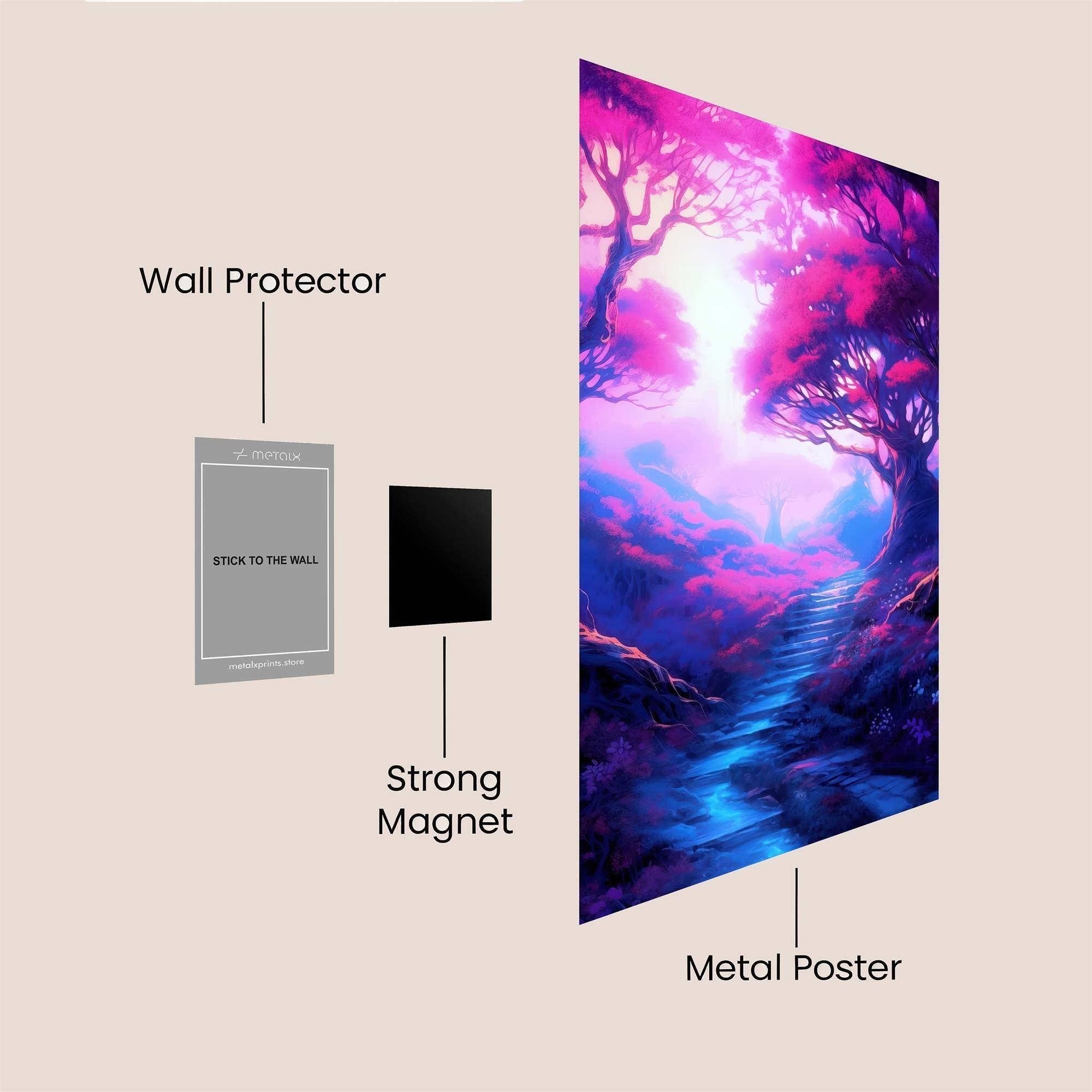 Enchanted Serenity Safe Wall Magnetic / M