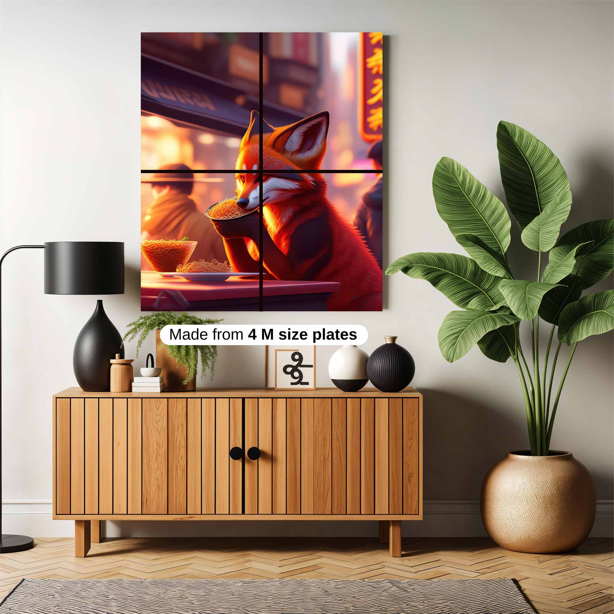 Fox Feast Safe Wall Magnetic / M