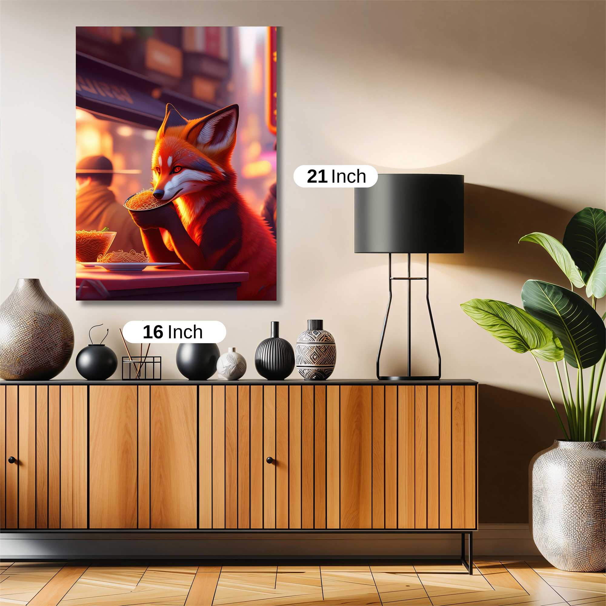 Fox Feast Safe Wall Magnetic / M