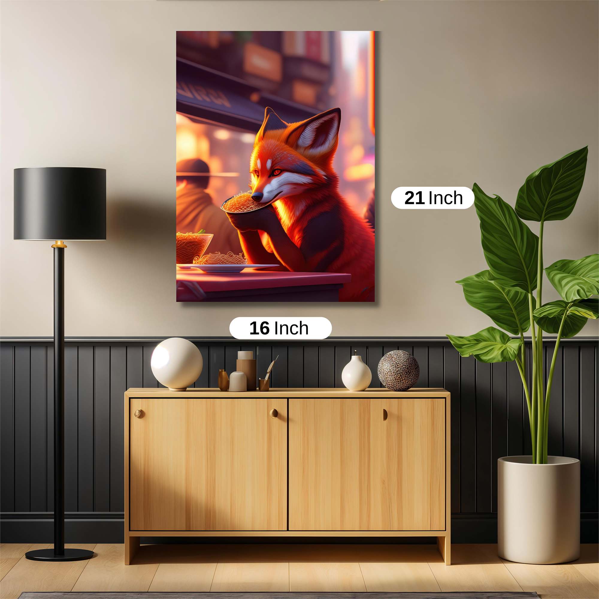 Fox Feast Safe Wall Magnetic / M