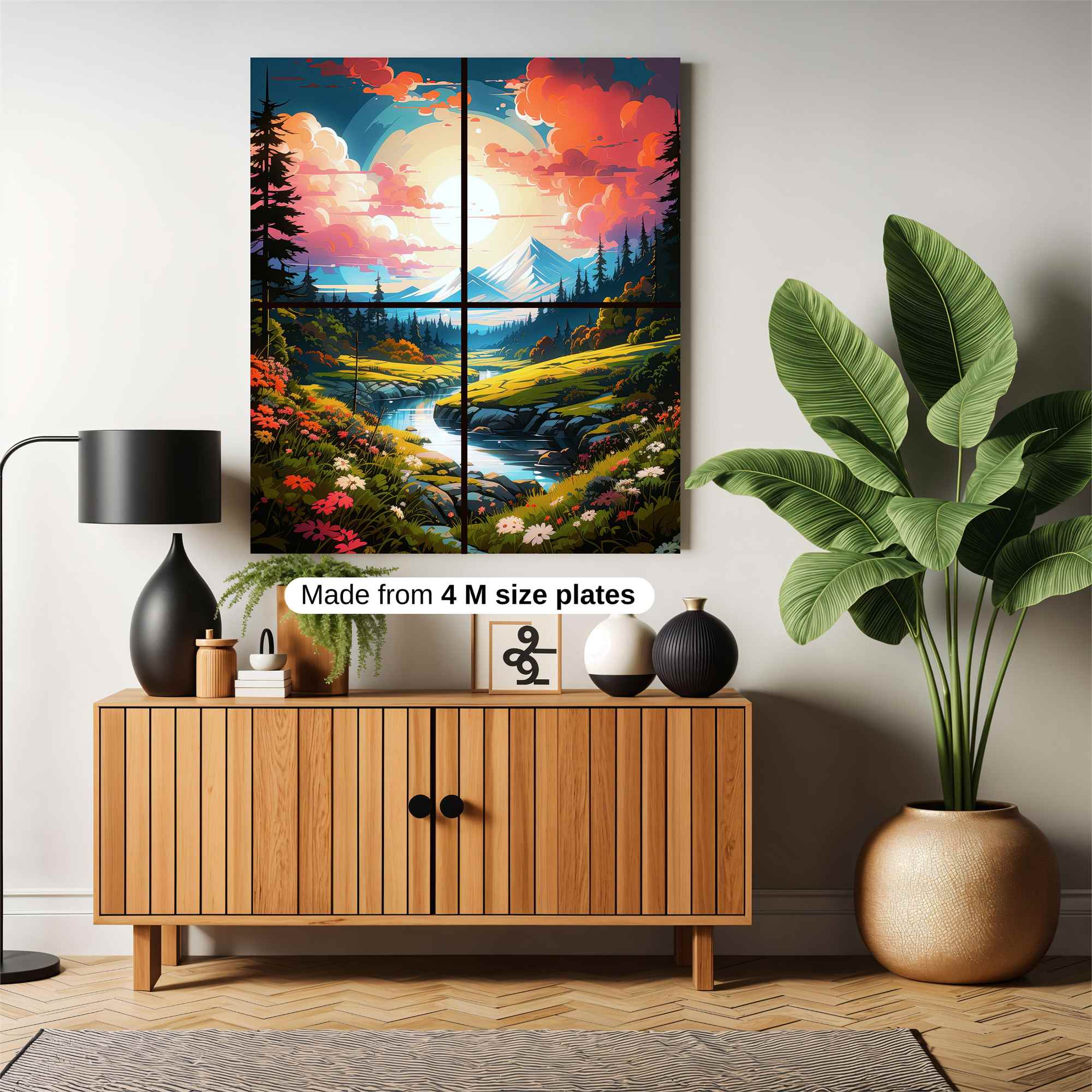 Sunset Serenity Safe Wall Magnetic / M